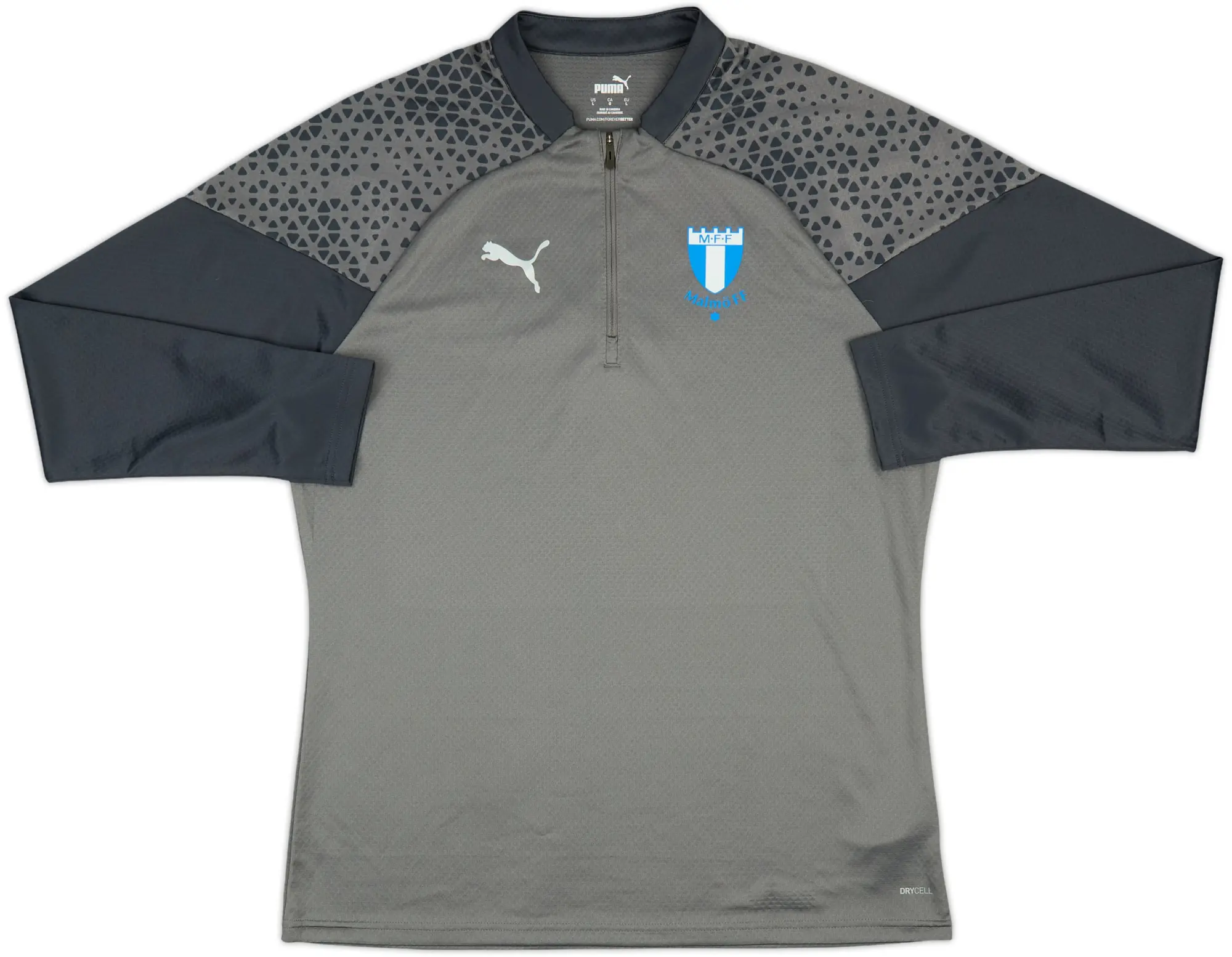 2022-23 Malmo Puma 1/4 Zip Training Top - 8/10 - (L)