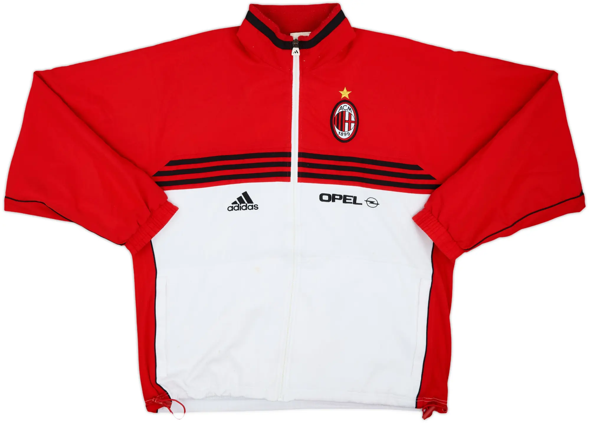 2000-02 AC Milan adidas Track Jacket - 6/10 - (M)