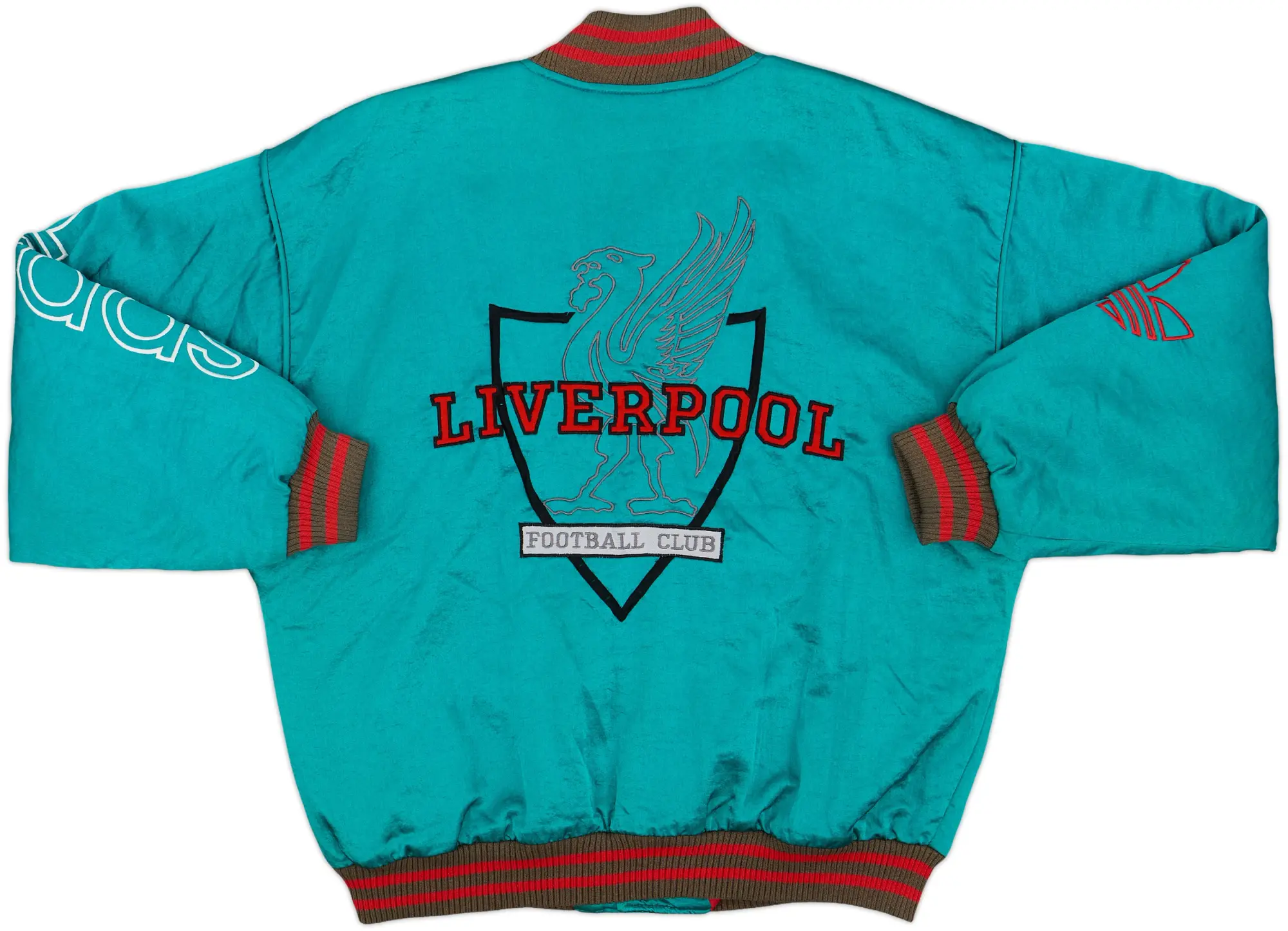 1991-93 Liverpool Reebok Padded Bomber Jacket - 8/10 - (S)