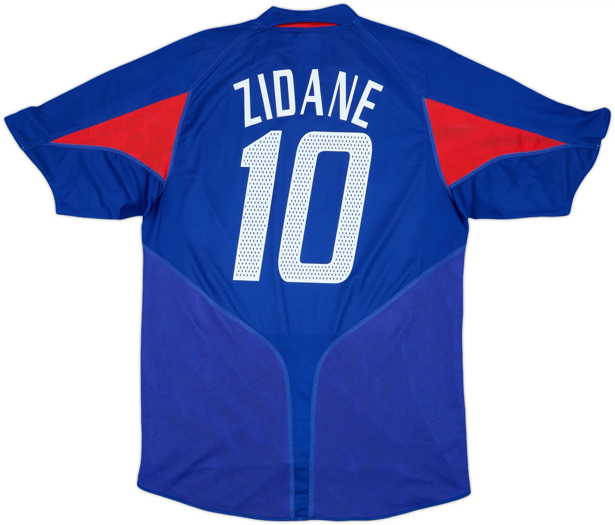2004-06 France Home Shirt Zidane #10 - 6/10 - (L)