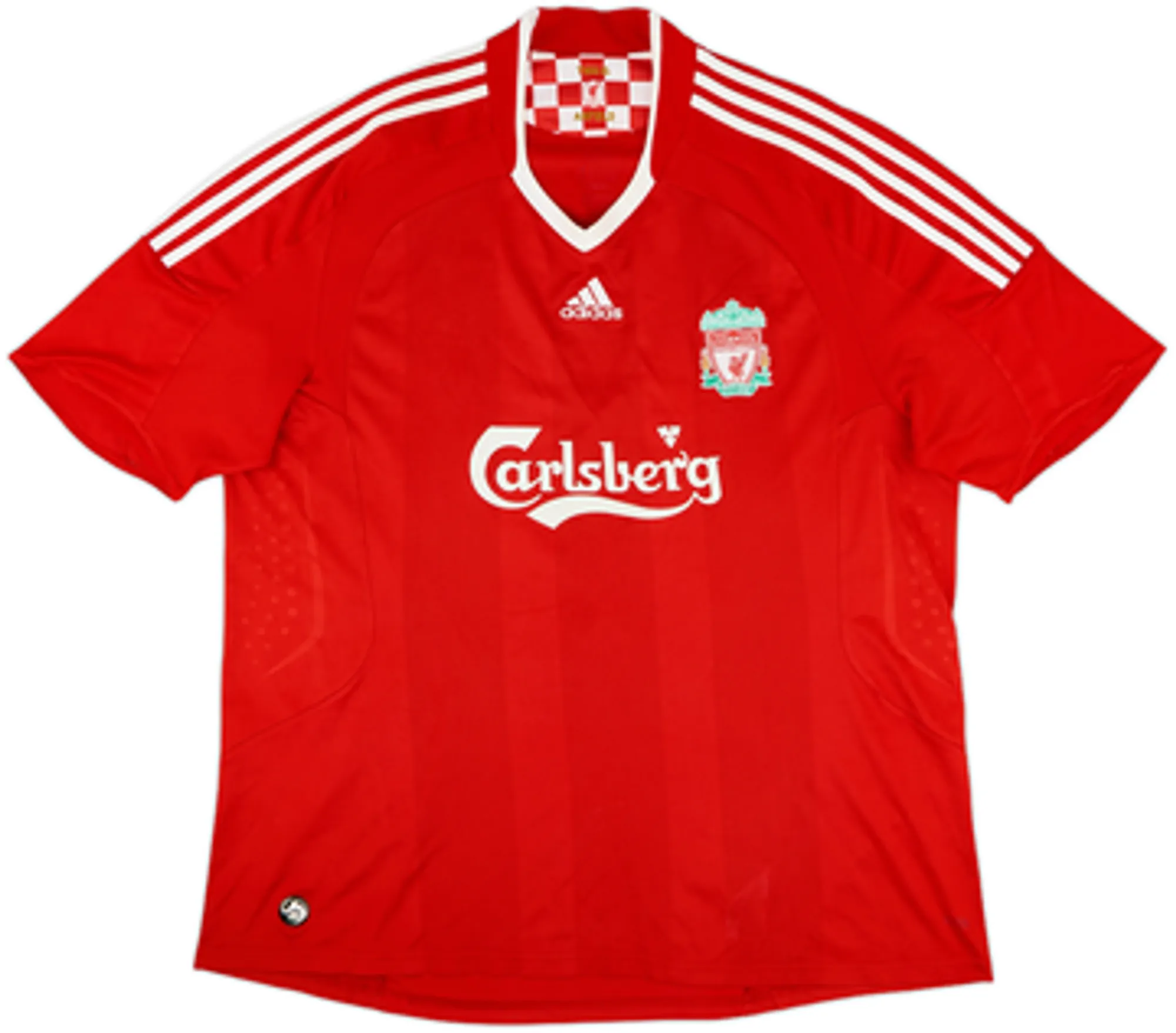 adidas Liverpool Mens SS Home Shirt 2008/10