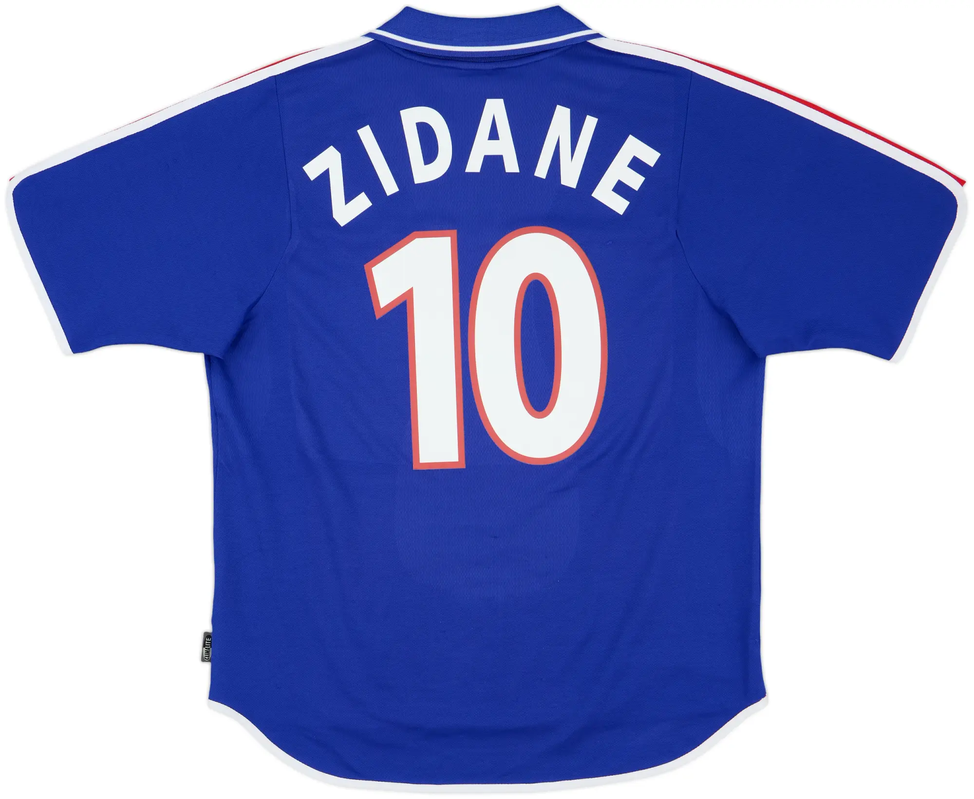 2000-02 France Home Shirt Zidane #10 - 8/10 - (L)