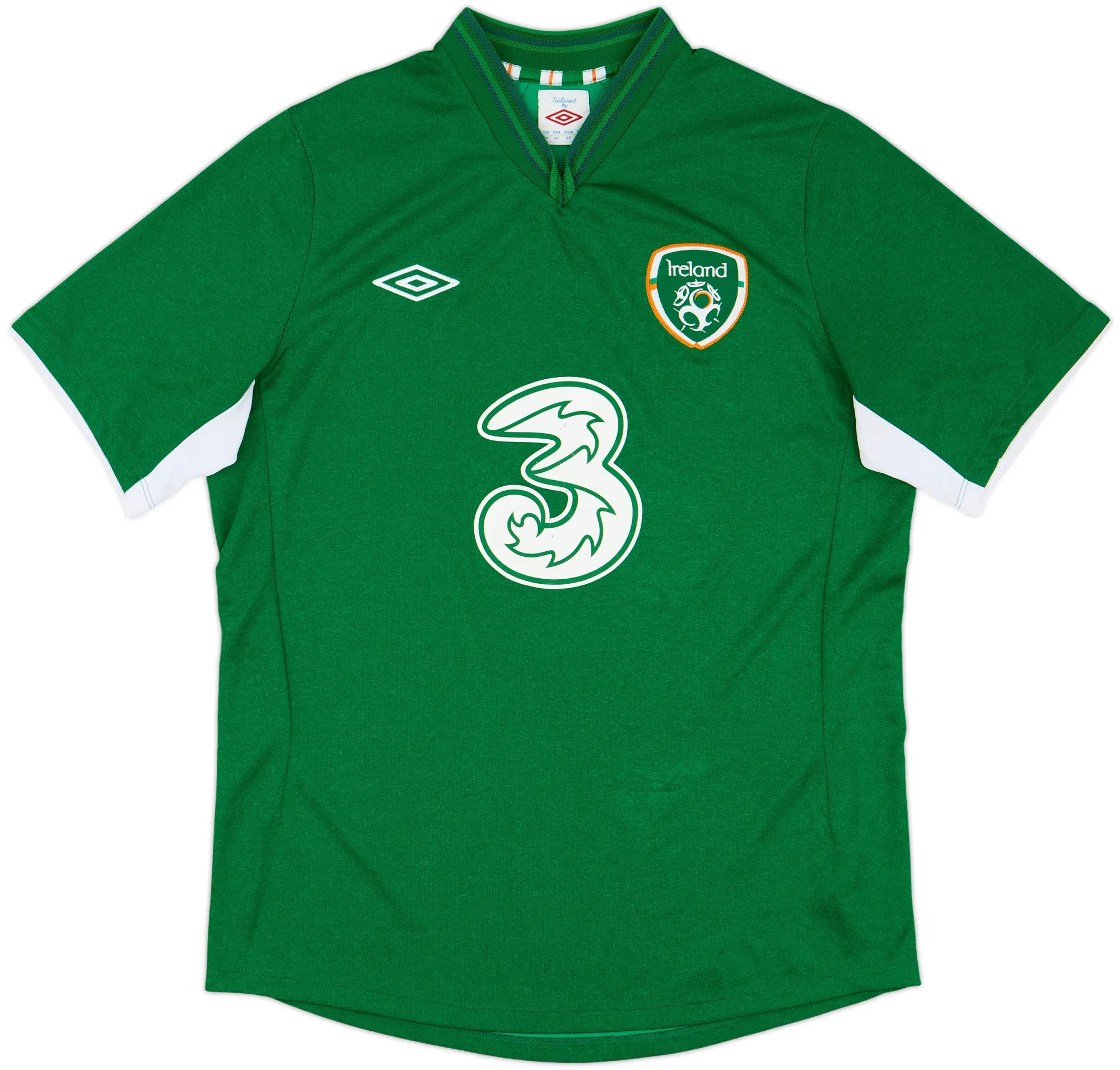 Umbro Republic of Ireland Mens SS Home Shirt 2013