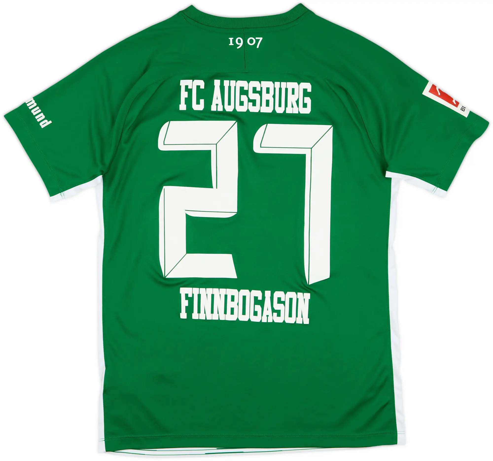 2018-19 Augsburg Away Shirt Finnbogason #27 - 8/10 - (M)