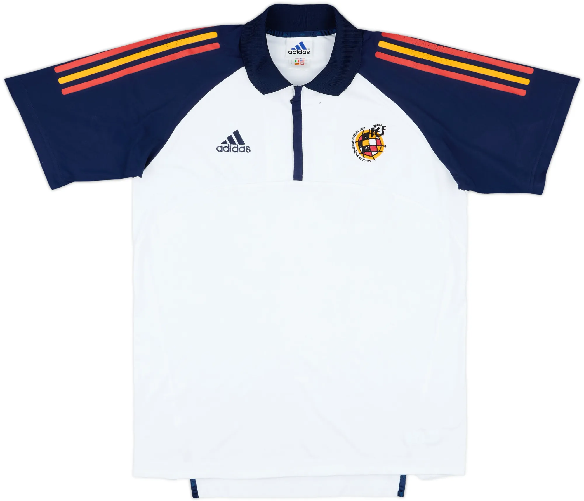 adidas Spain Mens SS Home Shirt 2002