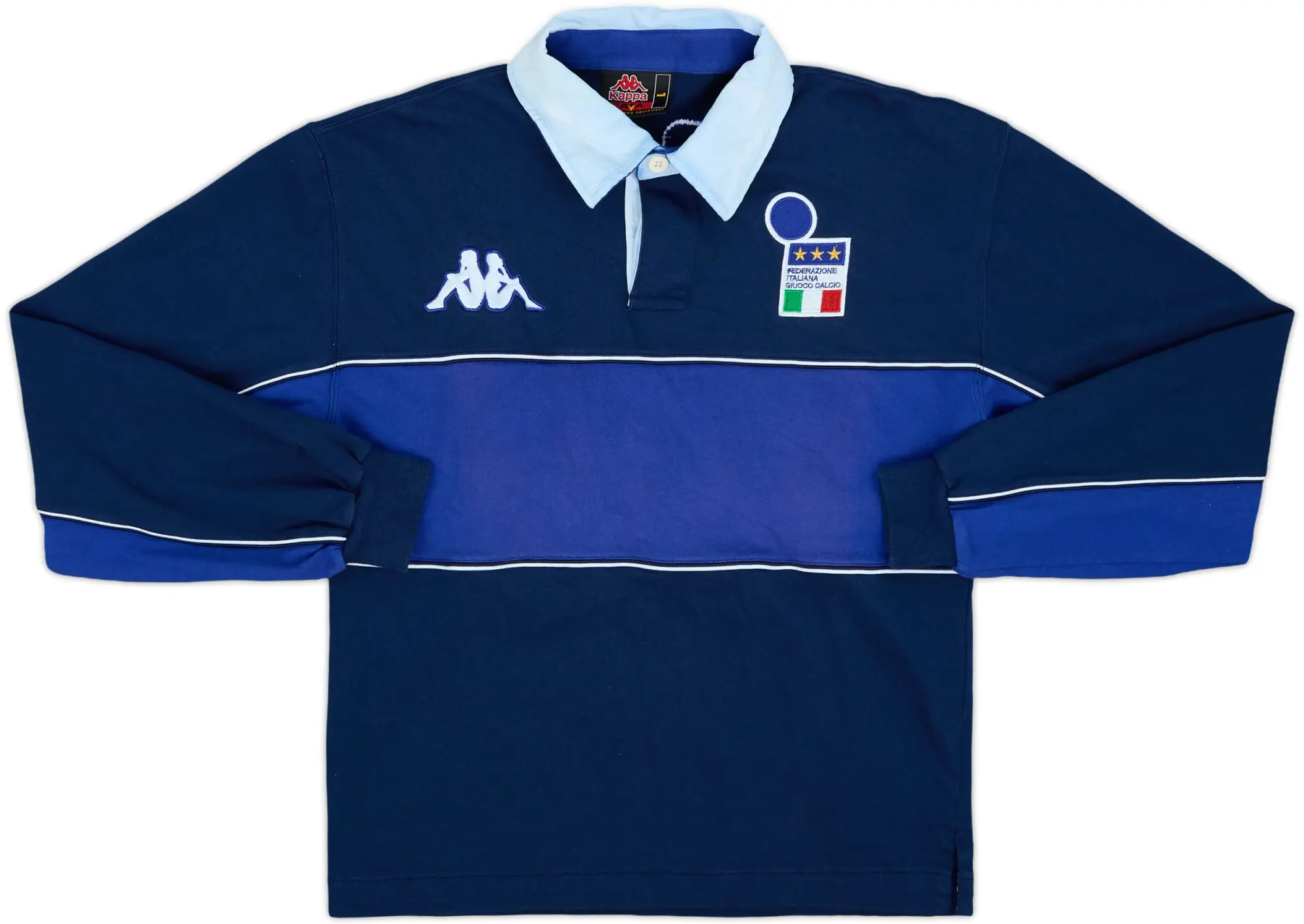 1999-00 Italy Kappa Polo L/S Shirt - 5/10 - (L)