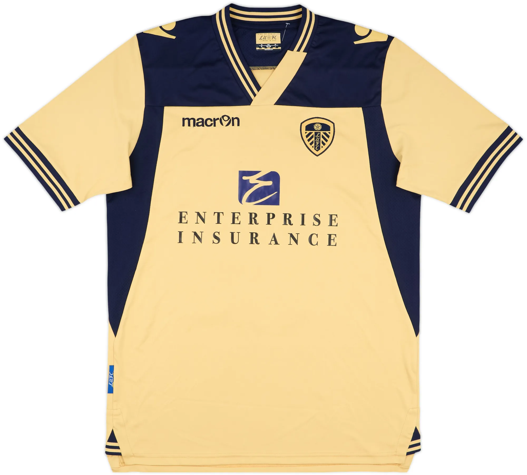 Macron Leeds United Mens SS Away Shirt 2013/14