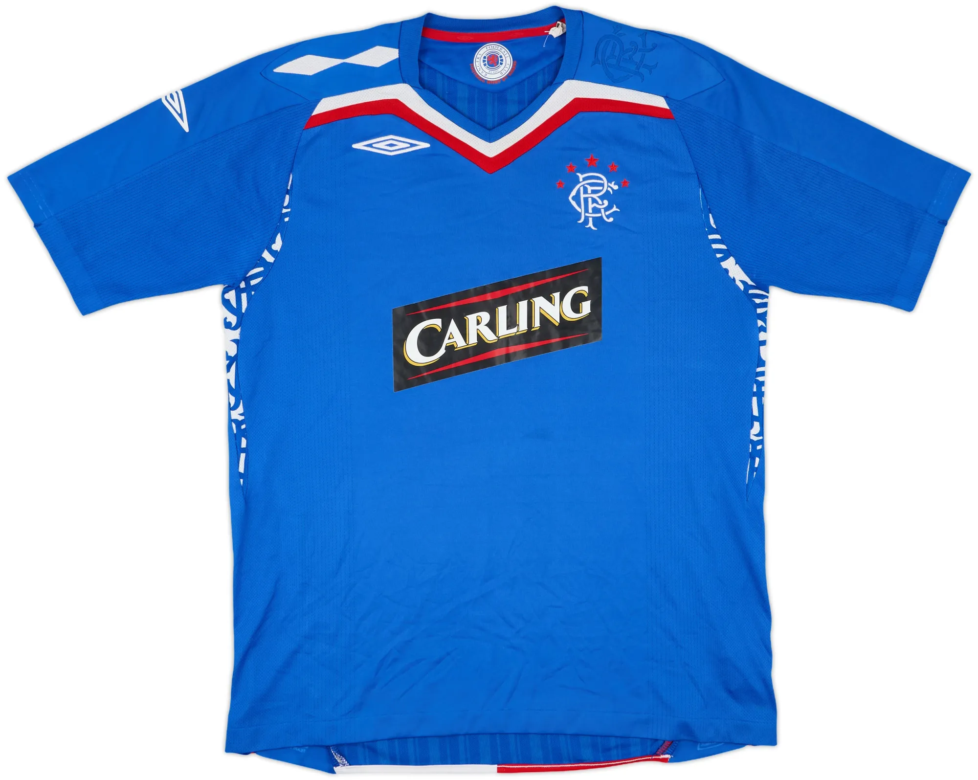 Umbro Rangers Mens SS Home Shirt 2007/08