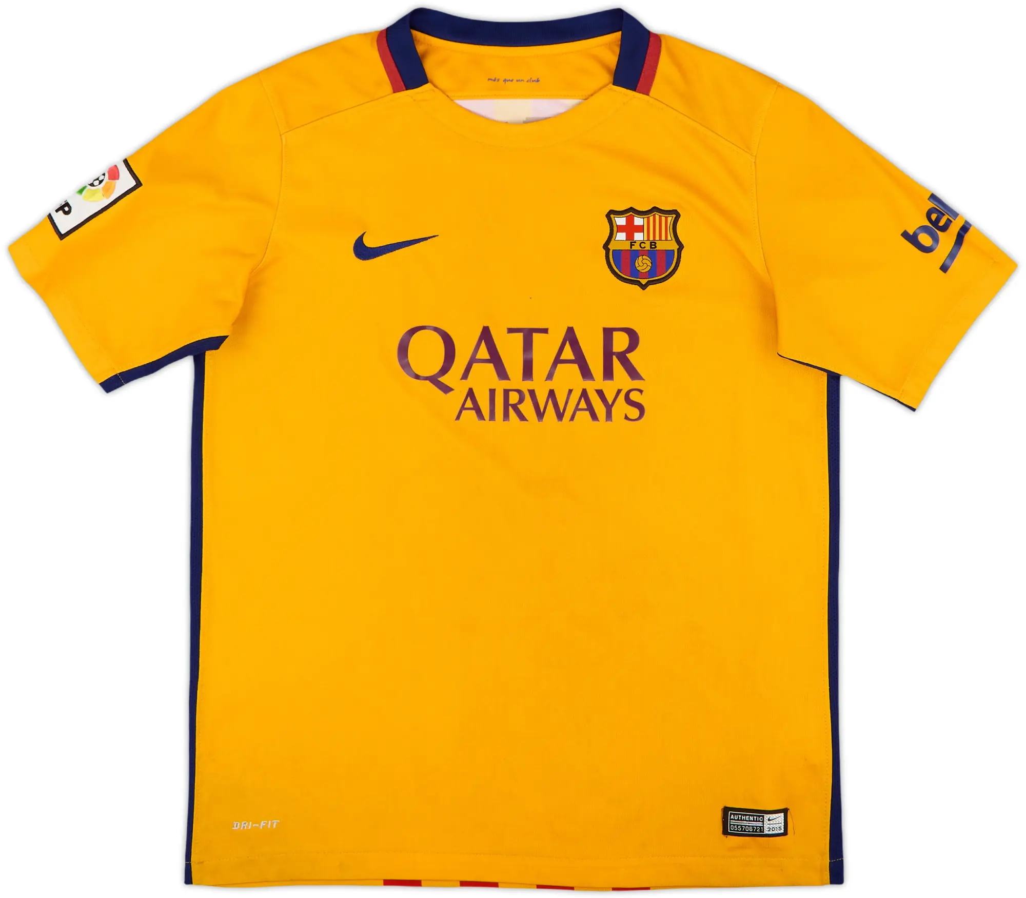 2015-16 Barcelona Away Shirt - 5/10 - (XL.Boys)