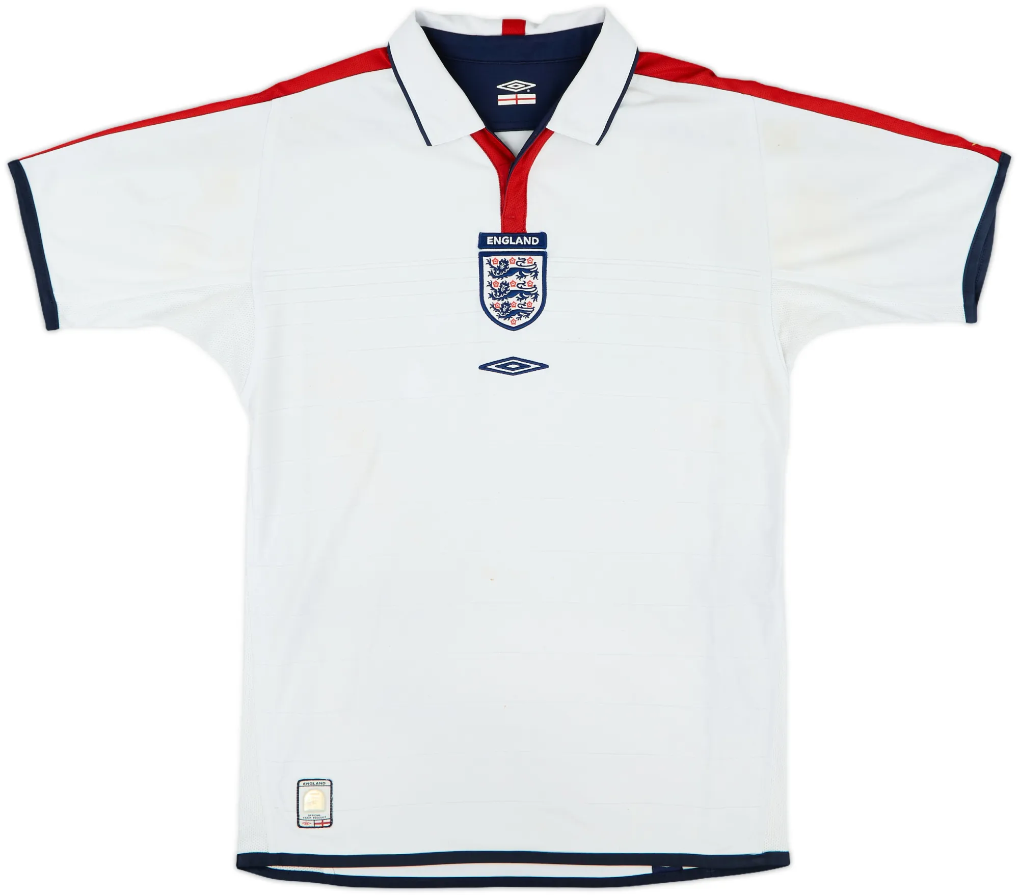 Umbro England Mens SS Home Shirt 2003