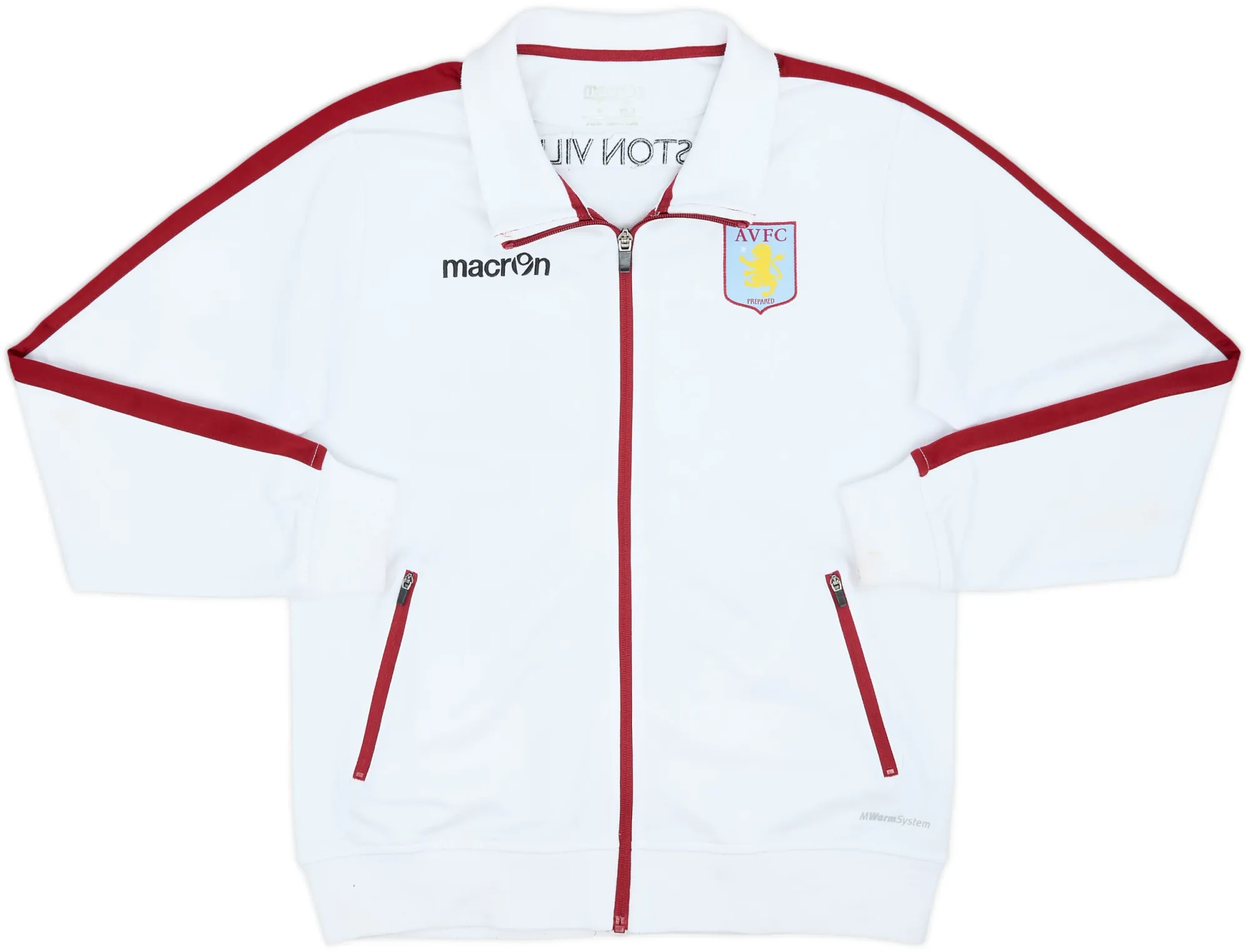 2014-15 Aston Villa Macron Track Jacket - 7/10 - (XL.Boys)