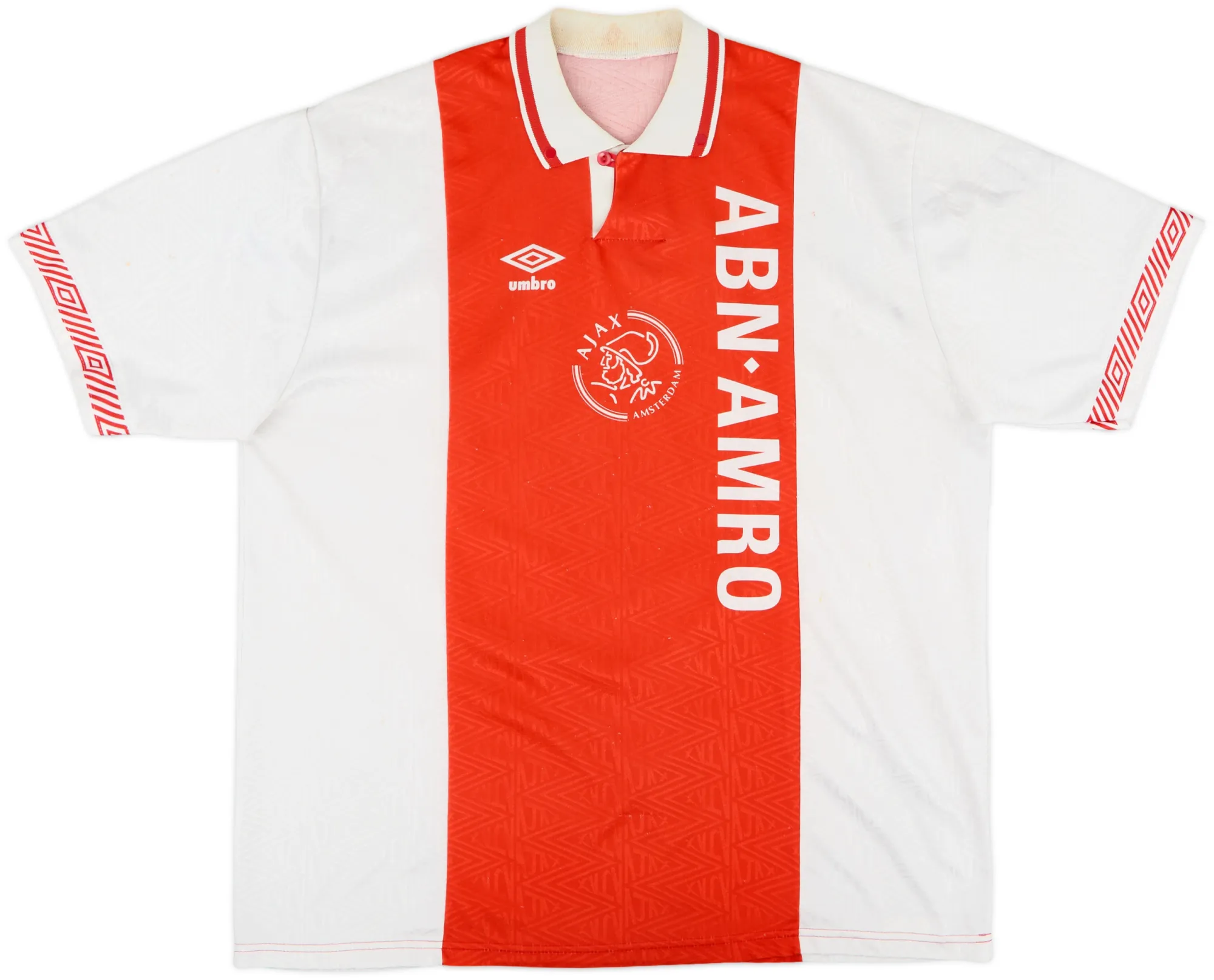Umbro Ajax Mens SS Home Shirt 1991/93