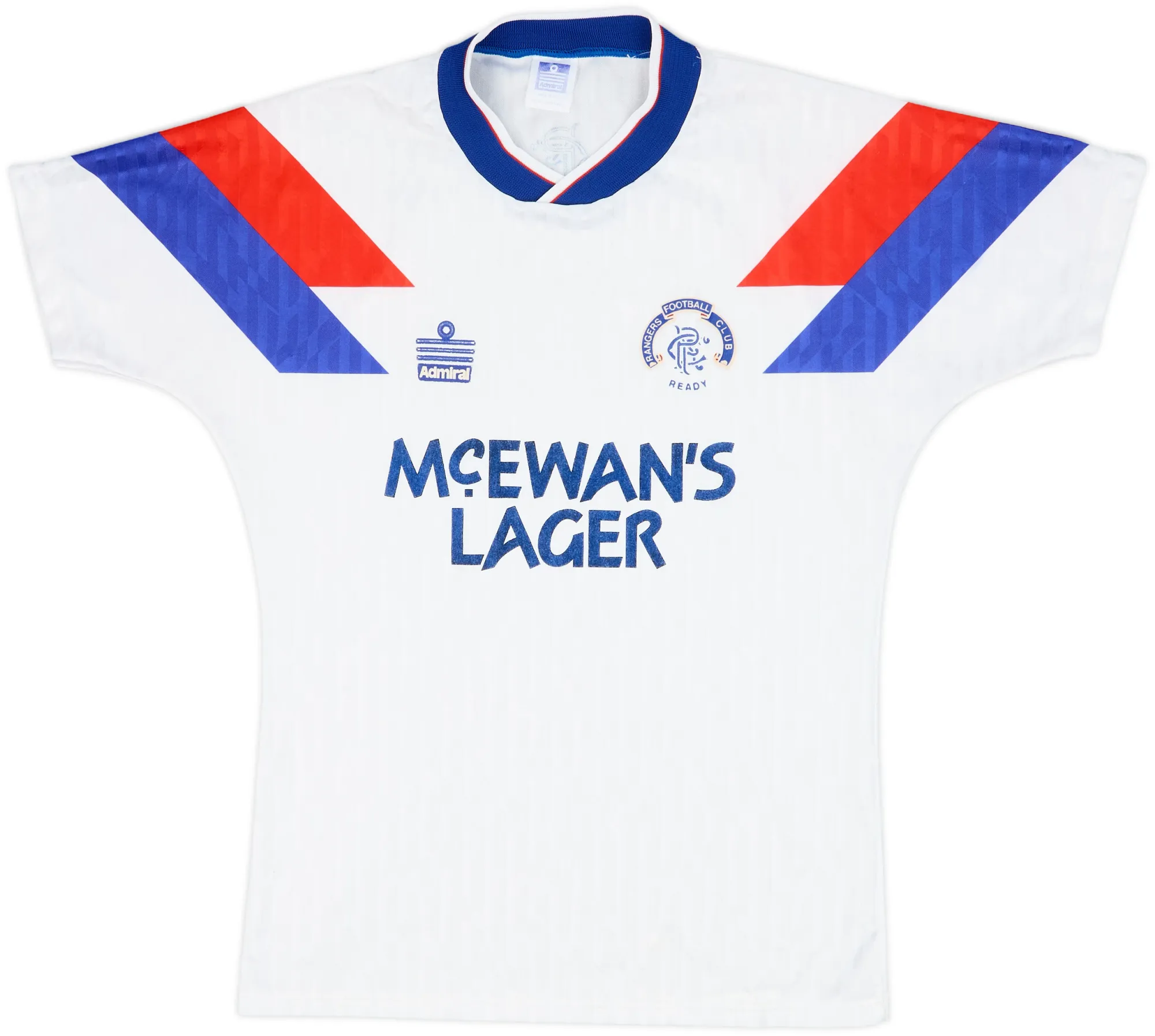 Admiral Rangers Mens SS Away Shirt 1990/92