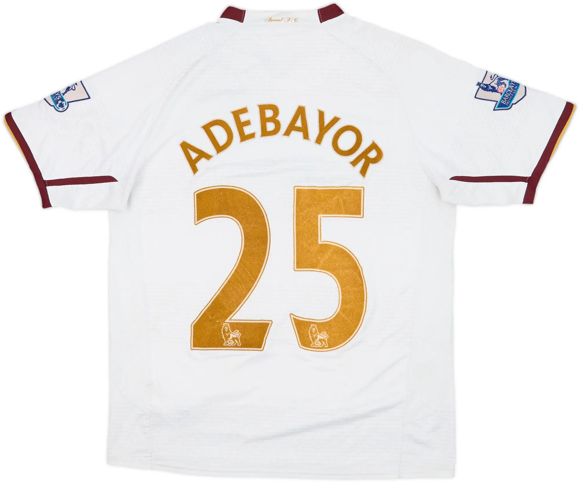 2007-08 Arsenal Away Shirt Adebayor #25 - 5/10 - (M)