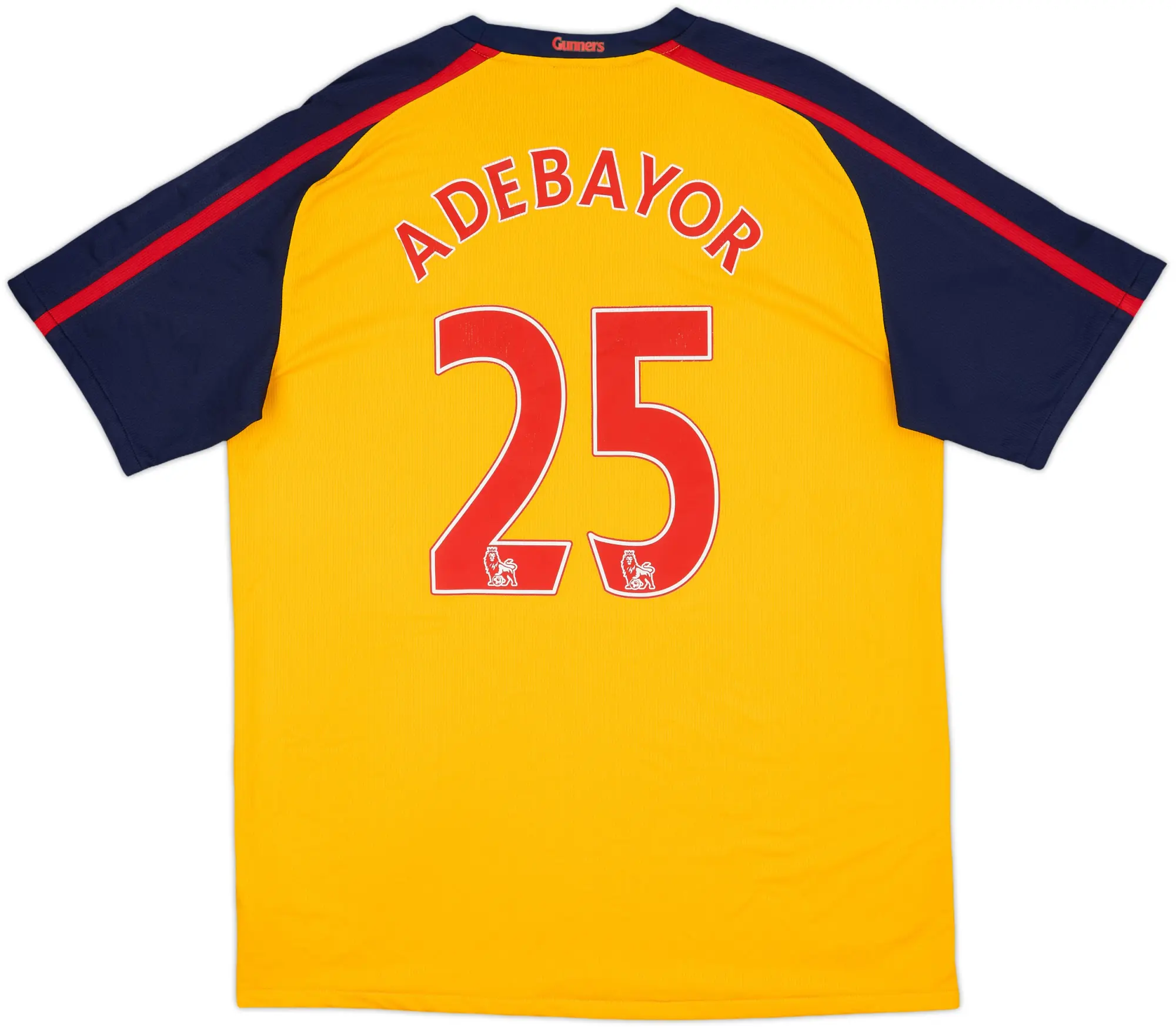 2008-09 Arsenal Away Shirt Adebayor #25 - 7/10 - (L)