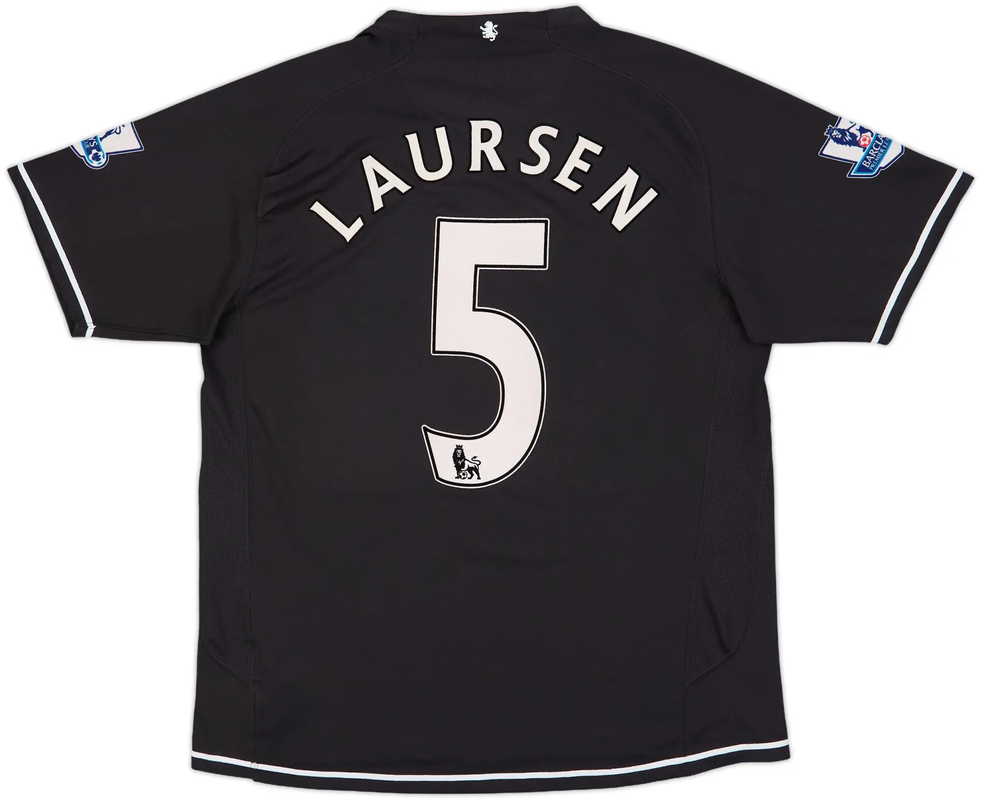 2007-08 Aston Villa Third Shirt Laursen #5 - 7/10 - (L)