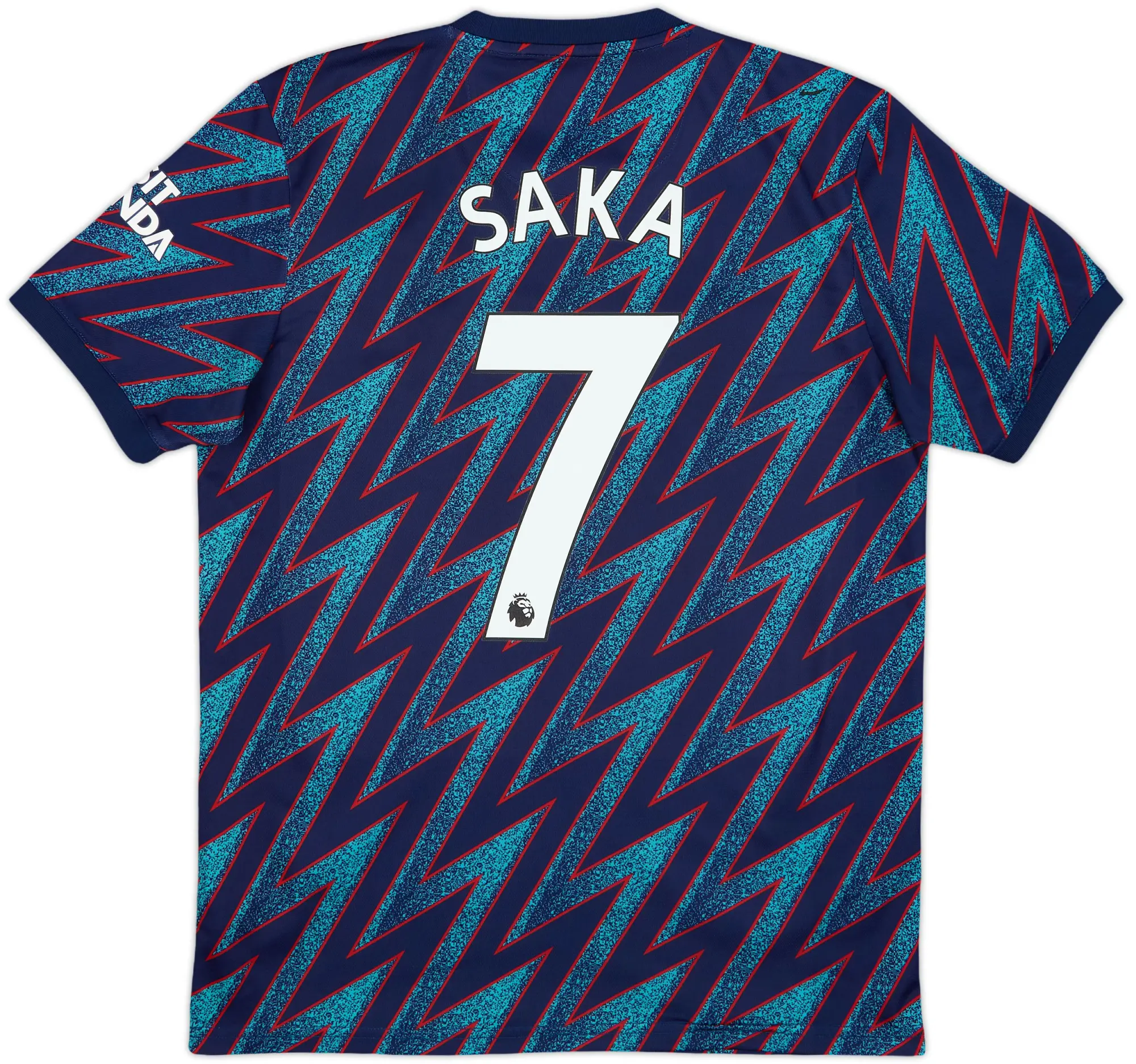 2021-22 Arsenal Third Shirt Saka #7 - 8/10 - (M)