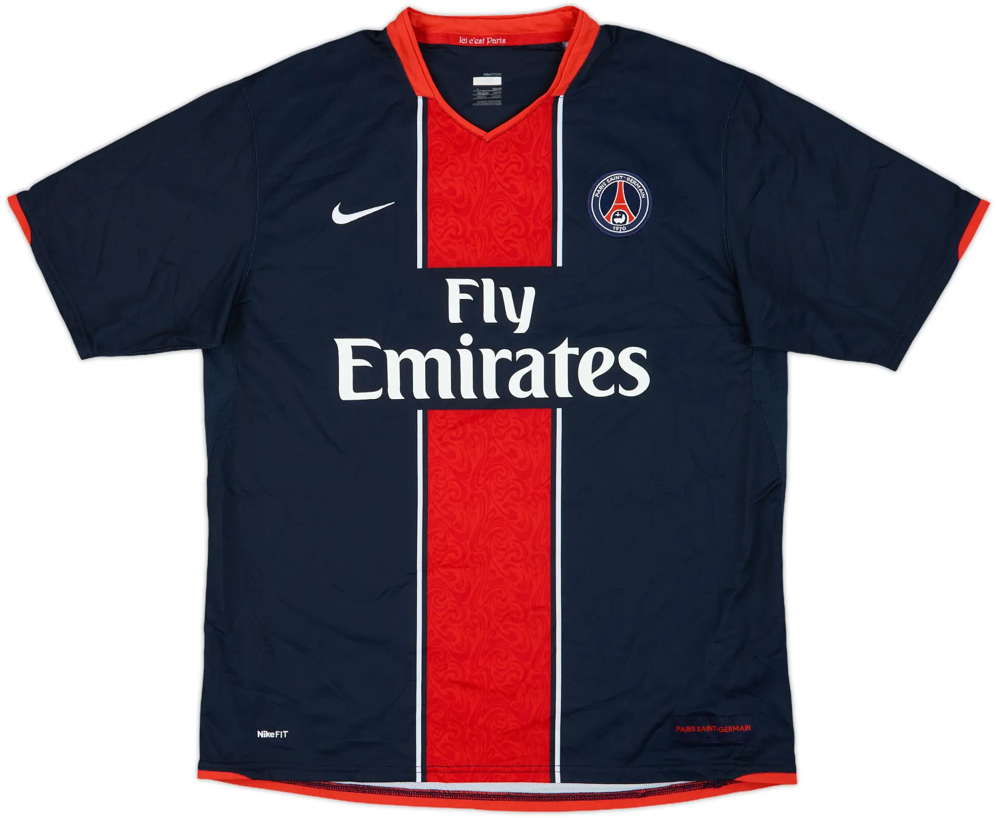 2007-08 Paris Saint-Germain Home Shirt - 7/10 - (L)