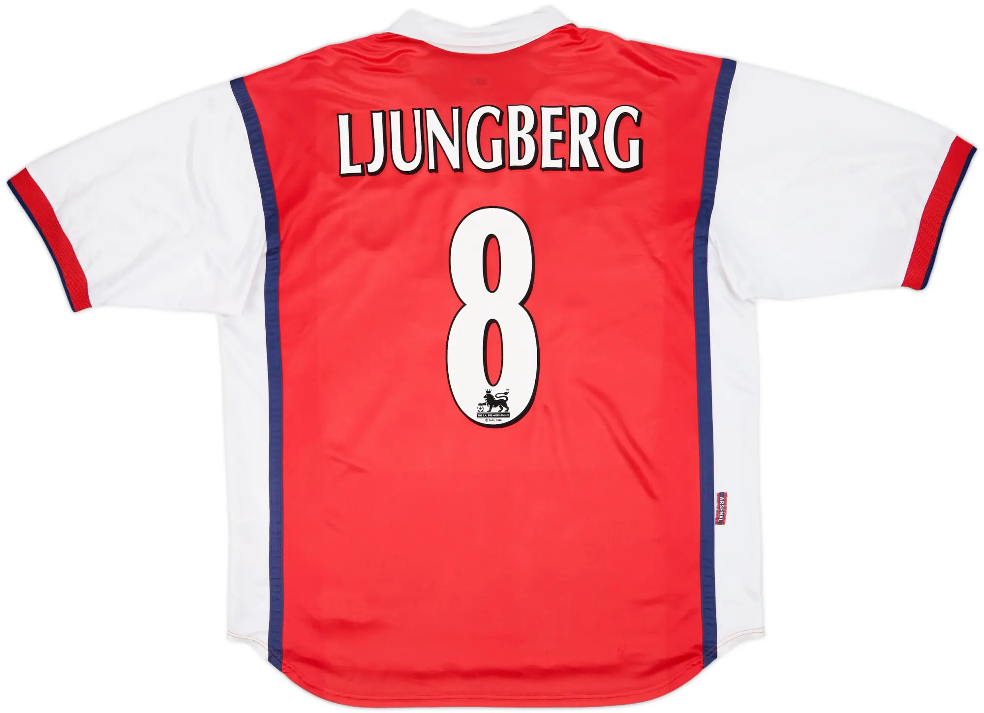 1998-99 Arsenal Home Shirt Ljungberg #8 - 7/10 - (XL)