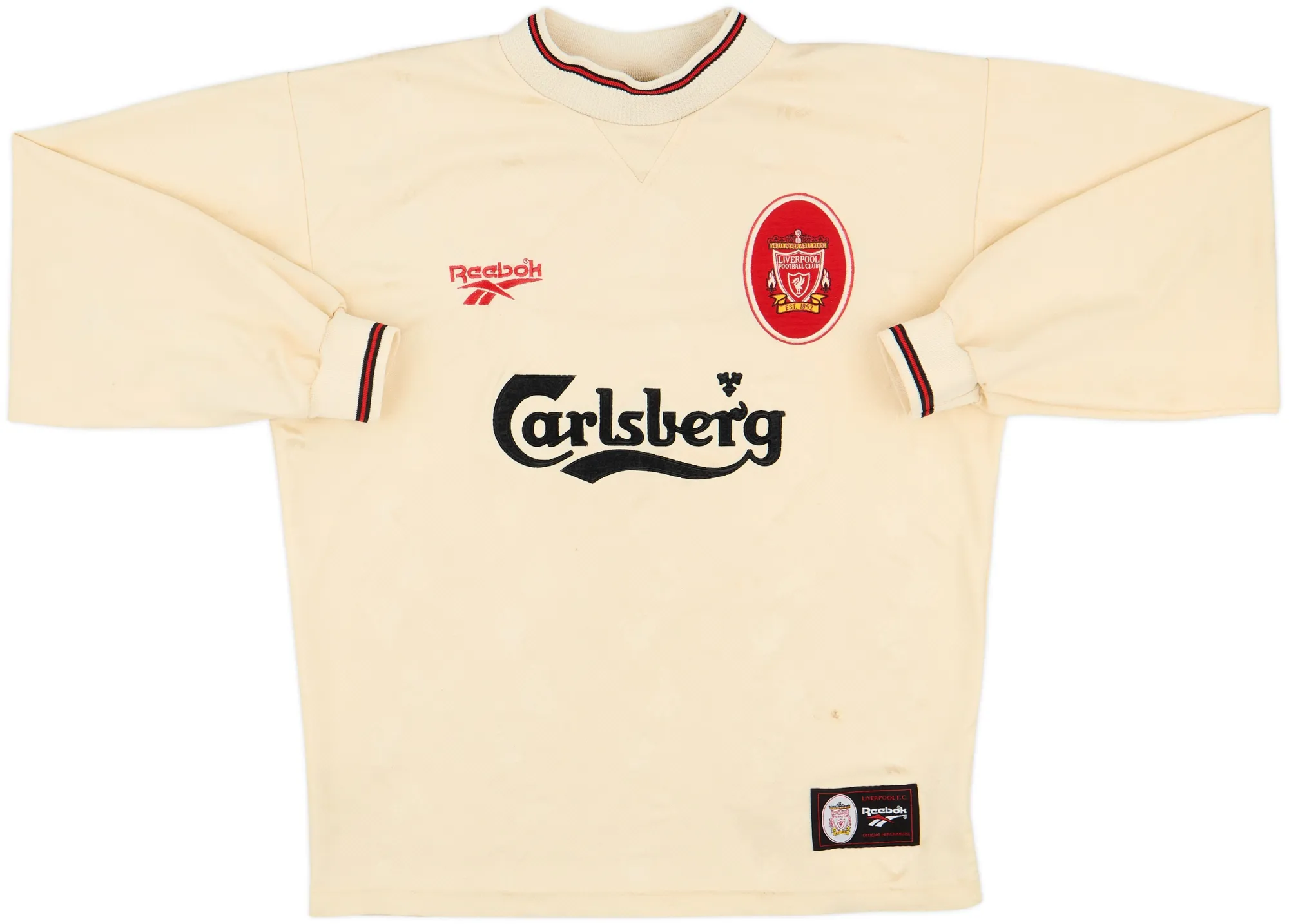 Reebok Liverpool Mens LS Away Shirt 1996/97