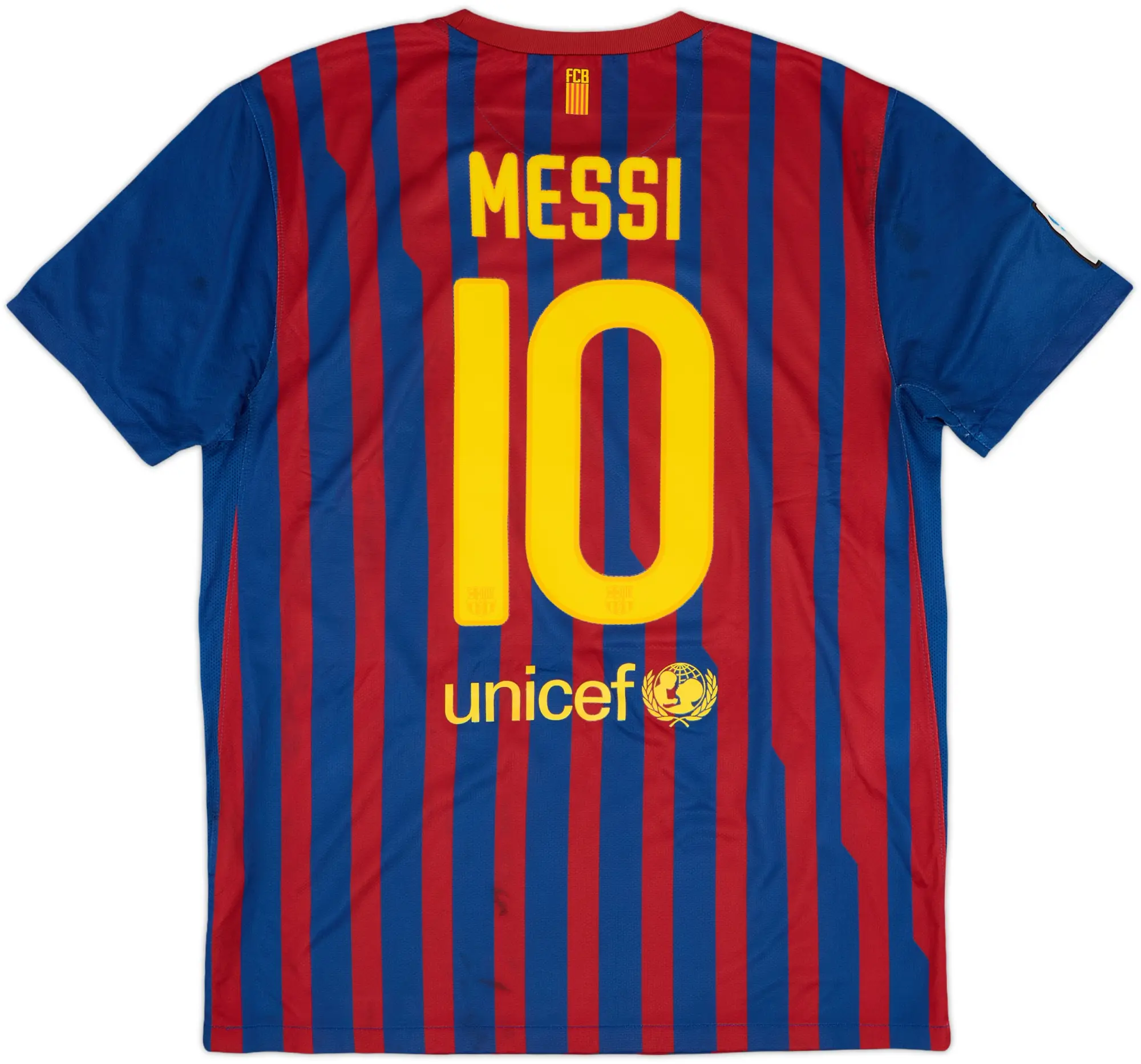 2011-12 Barcelona Home Shirt Messi #10 - 6/10 - (L)