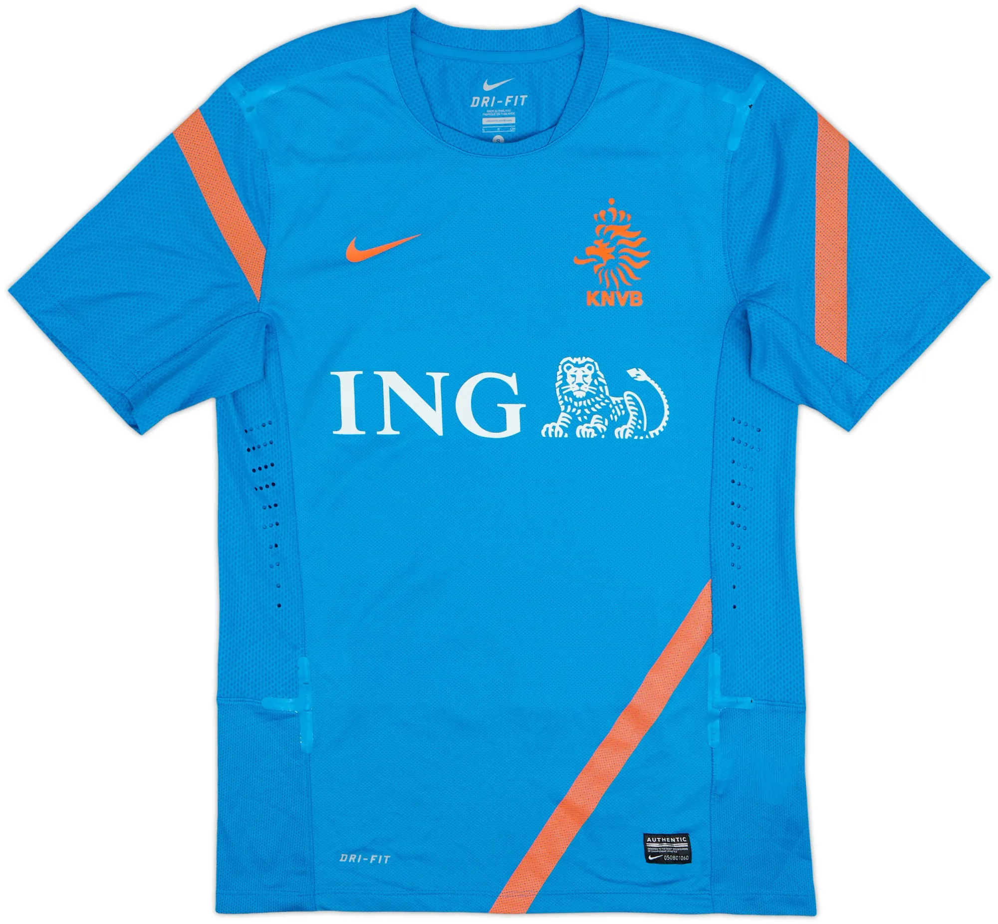 Nike Netherlands Mens SS Player Issue Home Shirt 2012