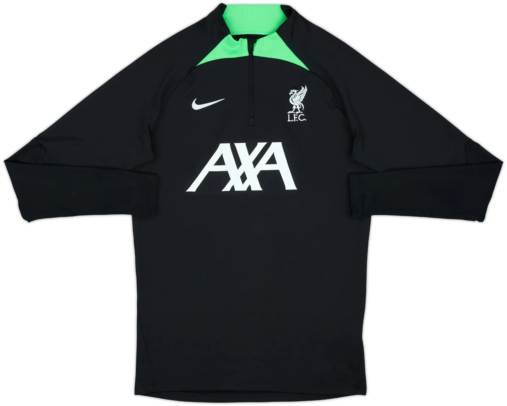 2023-24 Liverpool Nike 1/4 Zip Drill Top - 9/10 - (S)