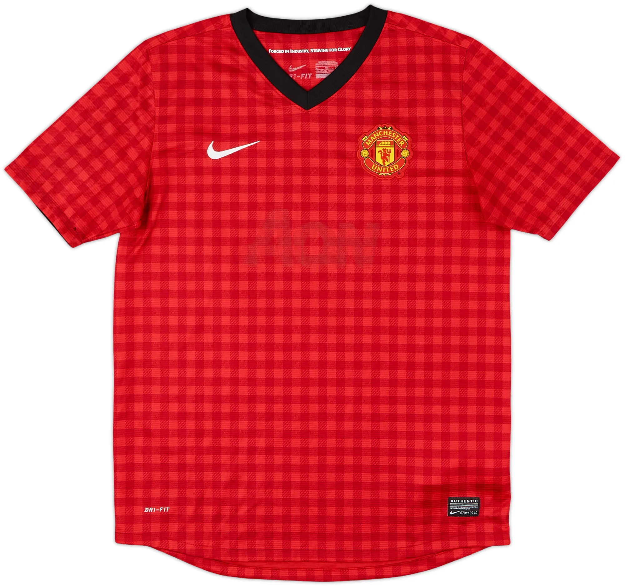 Nike Manchester United Boys SS Home Shirt 2012/13