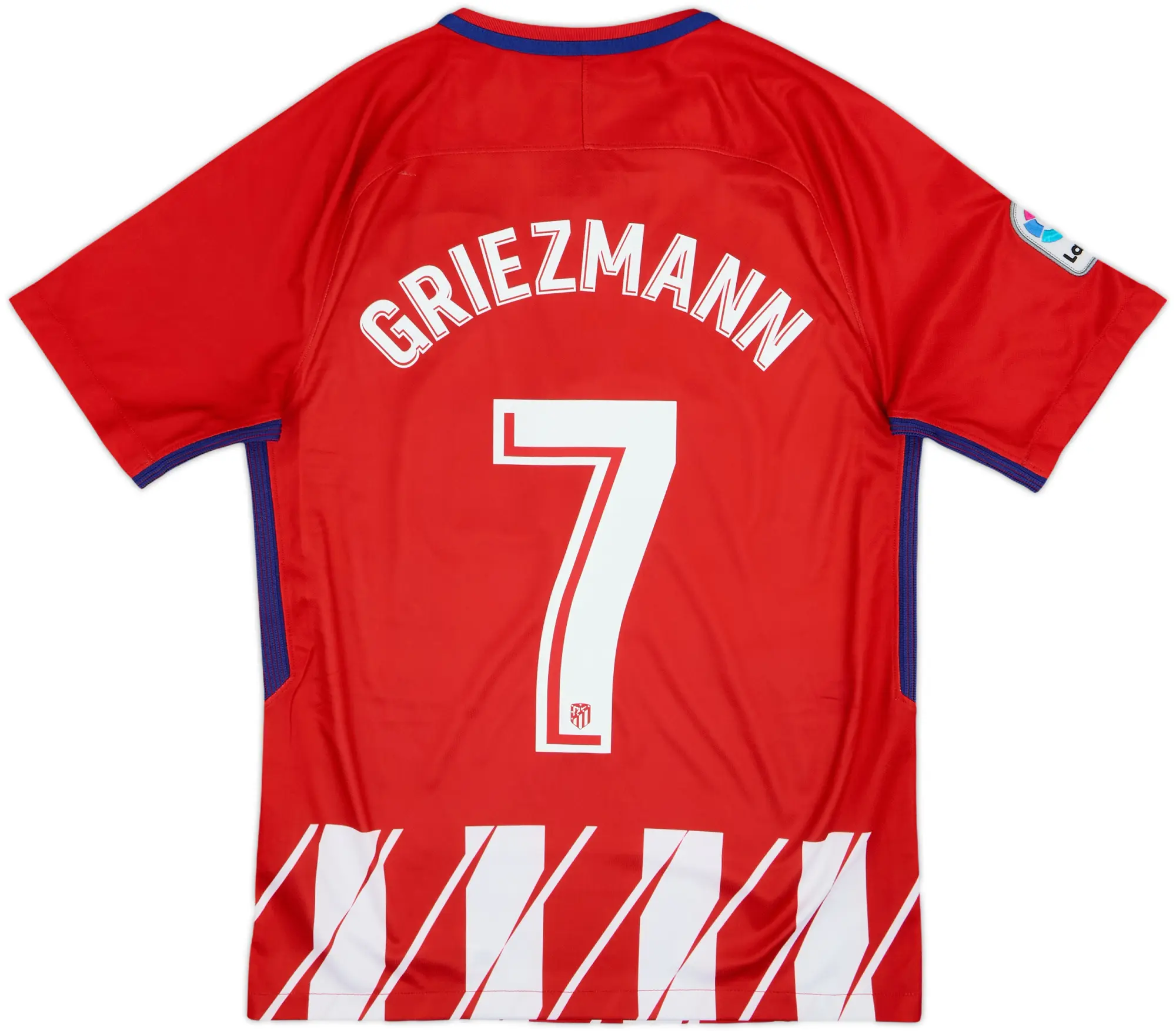 2017-18 Atletico Madrid Home Shirt Griezmann #7 - 8/10 - (S)