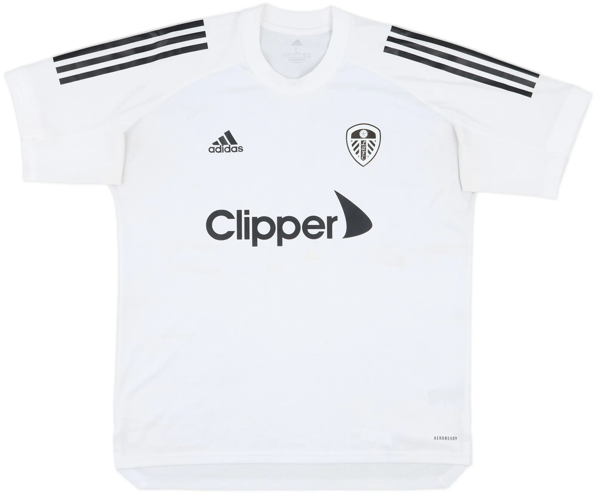 adidas Leeds United Mens SS Home Shirt 2020/21
