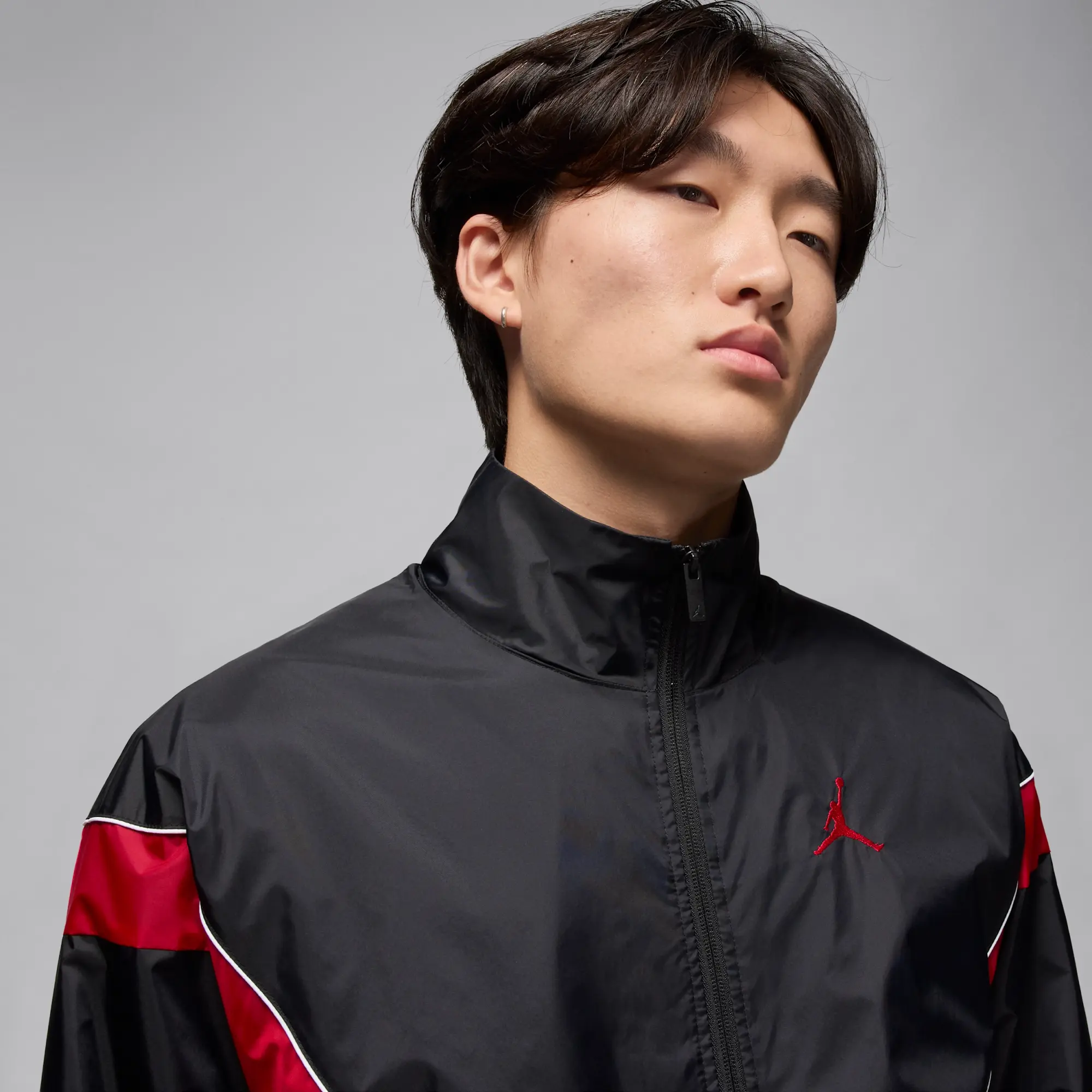 Nike Jordan Brooklyn Men's Draft Jacket - Black - Nylon