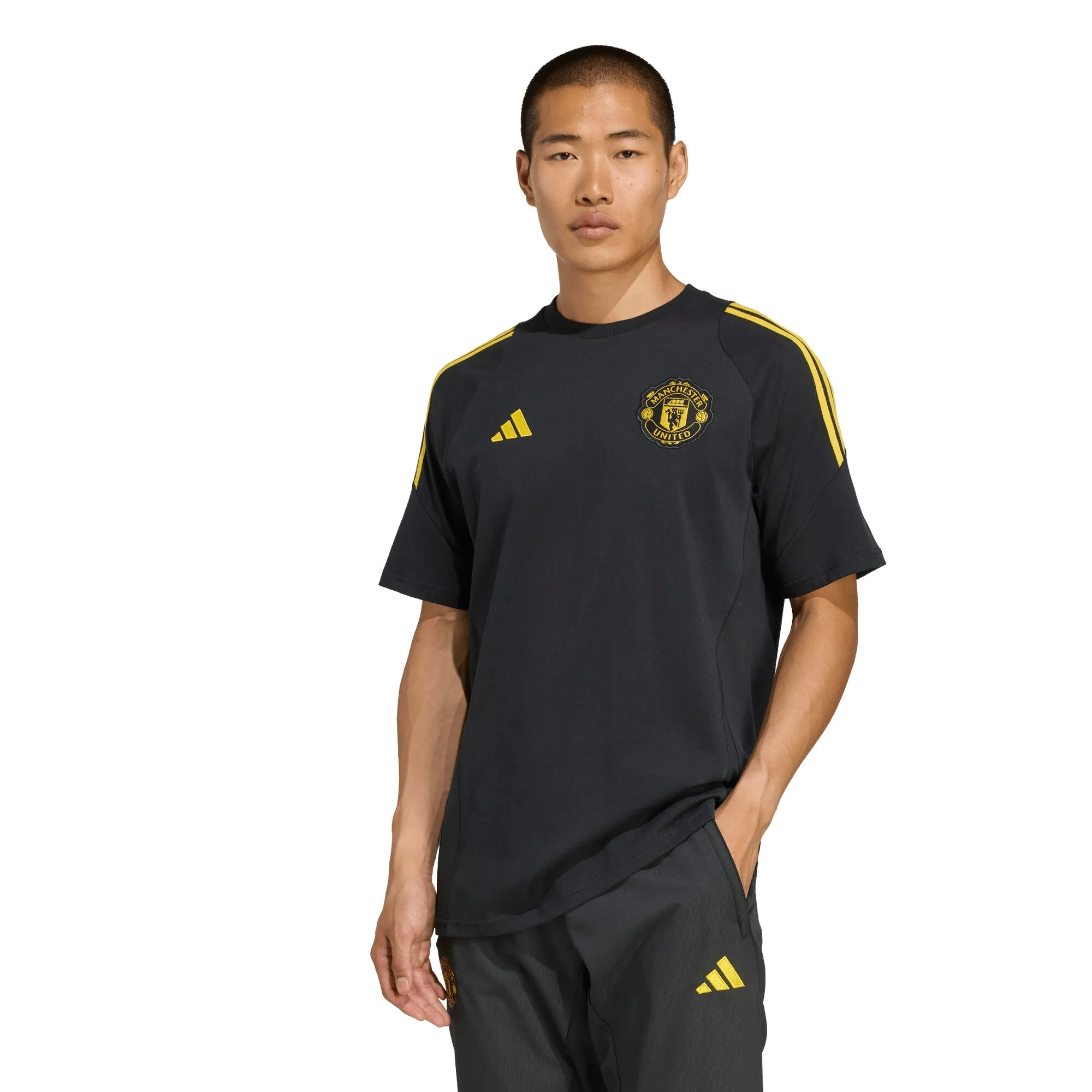 Manchester United Tiro 25 Competition Cotton T-Shirt