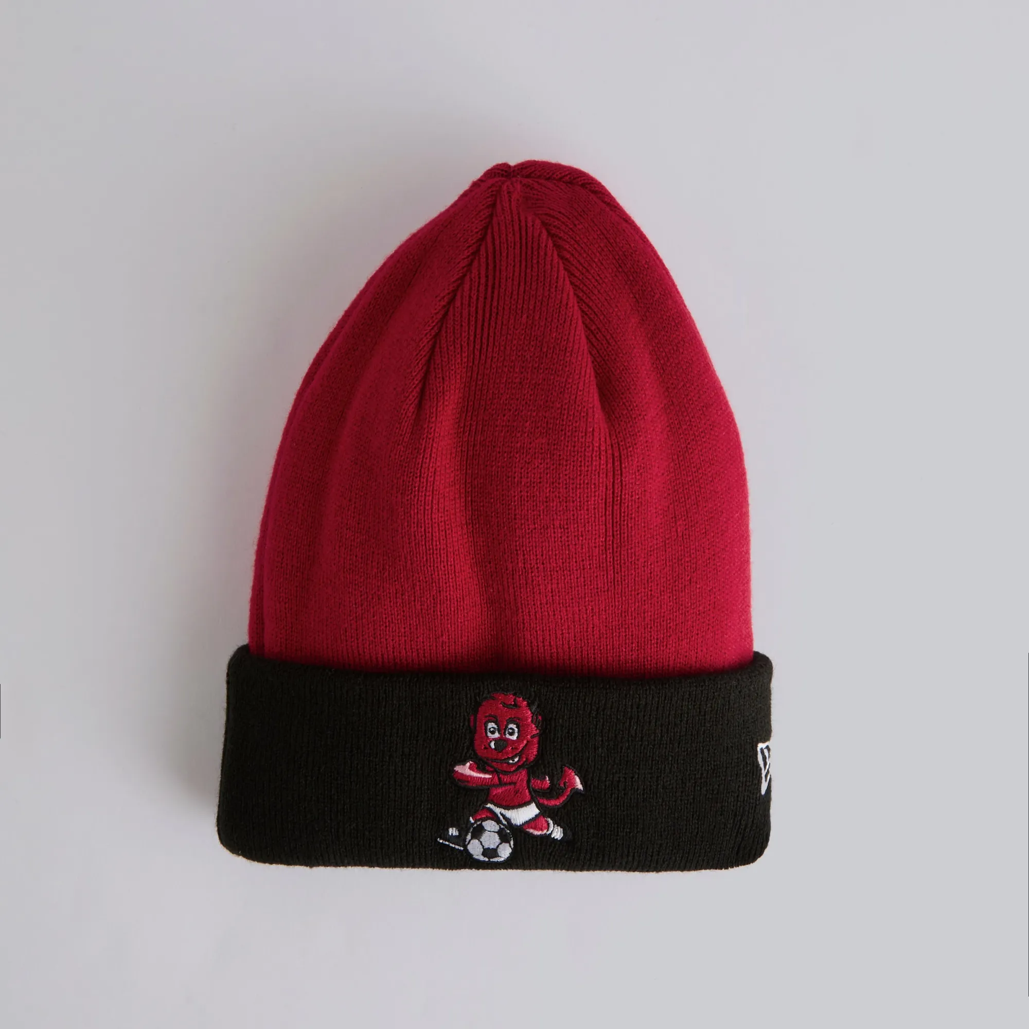 Manchester United x New Era Kids Fred The Red Beanie Red