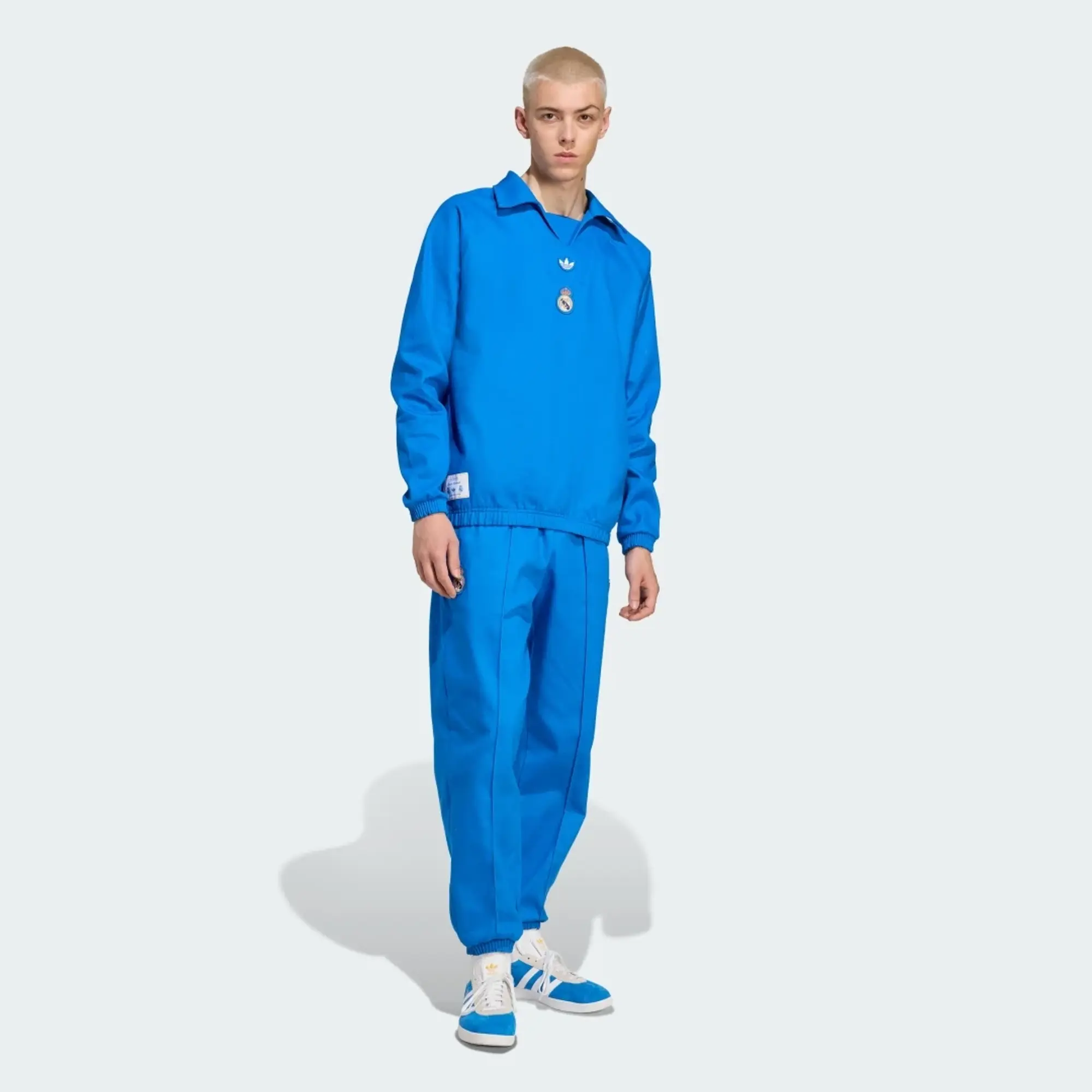 adidas Real Madrid Terrace Icons Drill Sweatshirt
