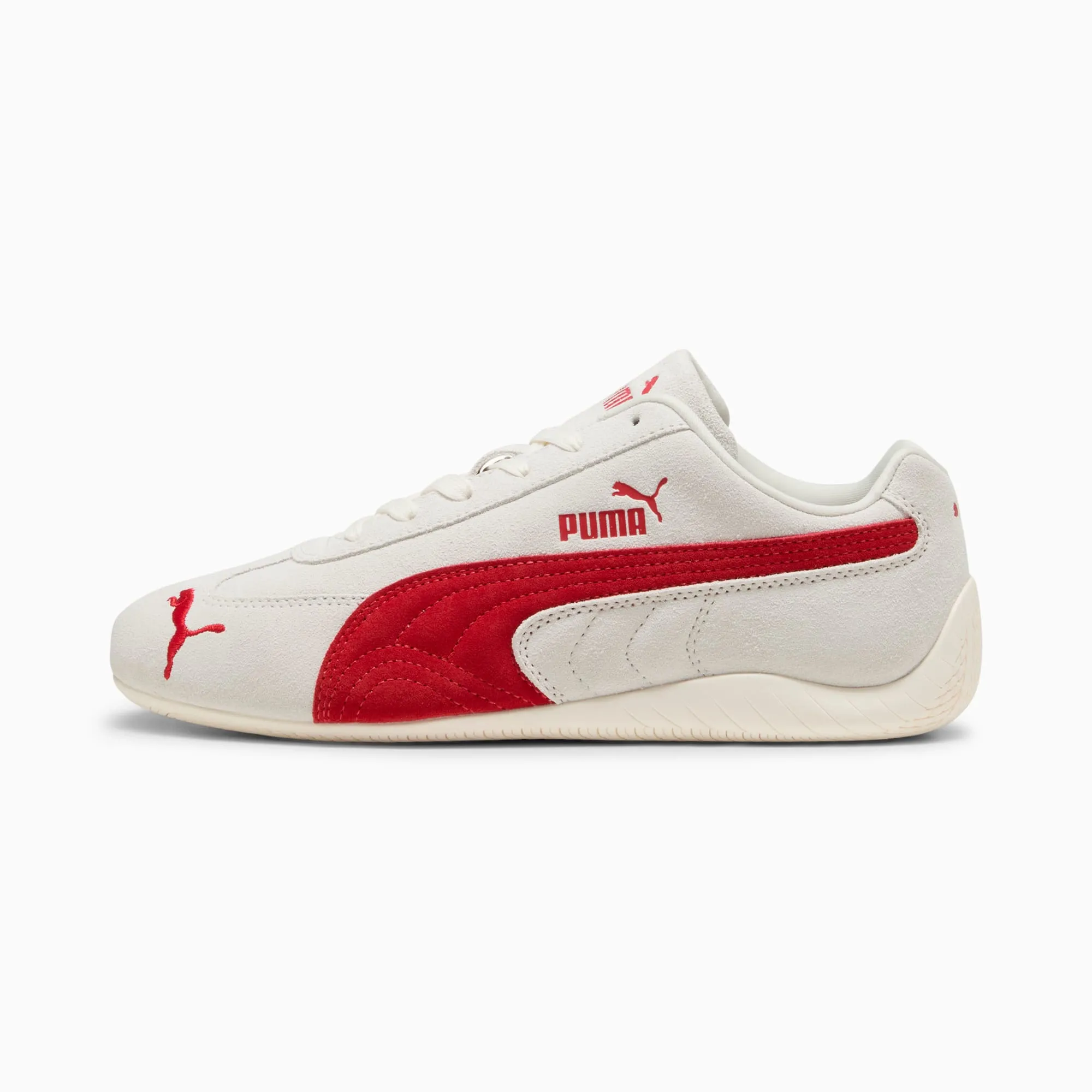PUMA SpeedCat OG Sneakers Unisex, Vapor Grey/For All Time Red, size 10