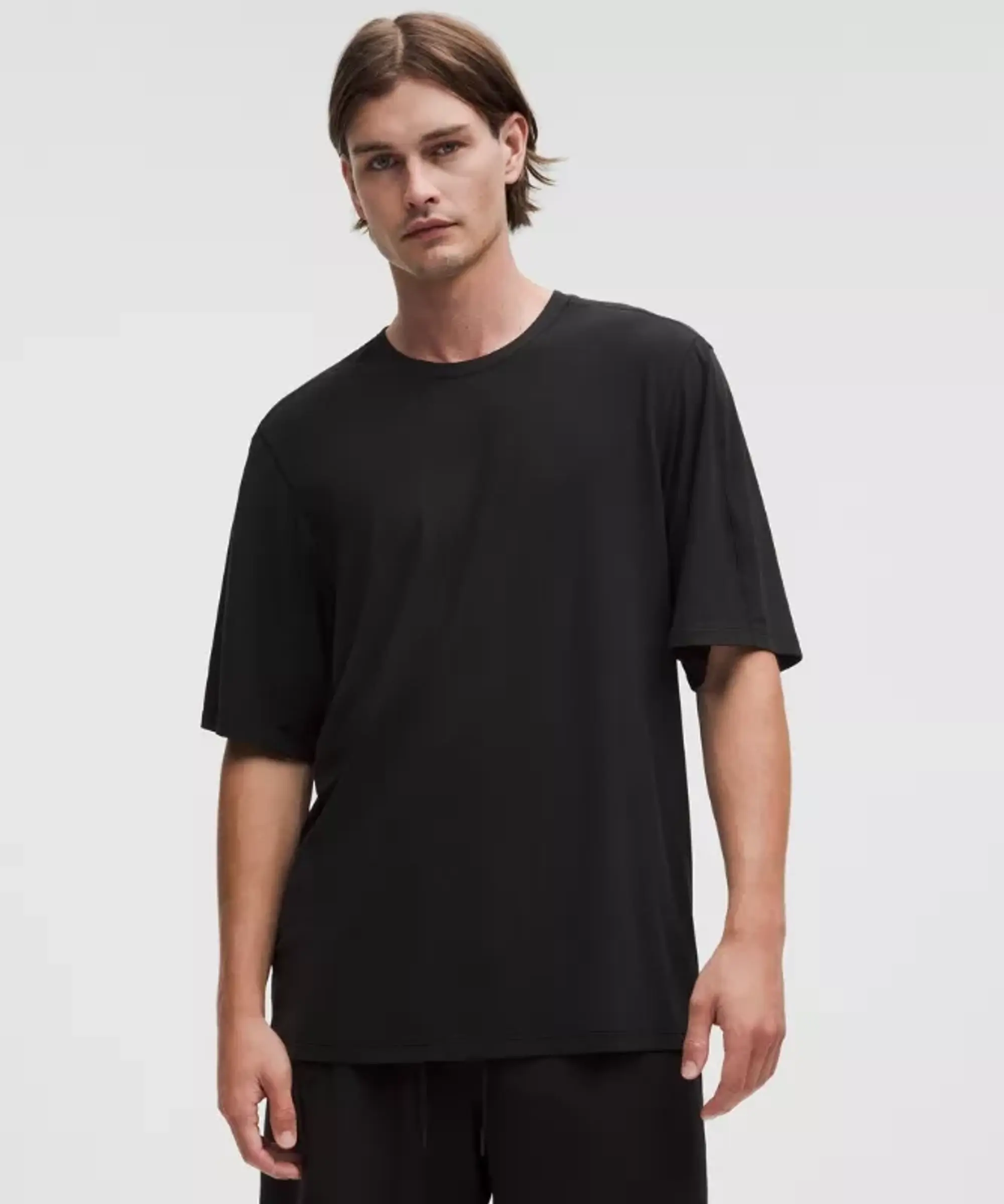 lululemon – Men's Brushed Yoga Crewneck T-Shirt – Color Black – Size Large