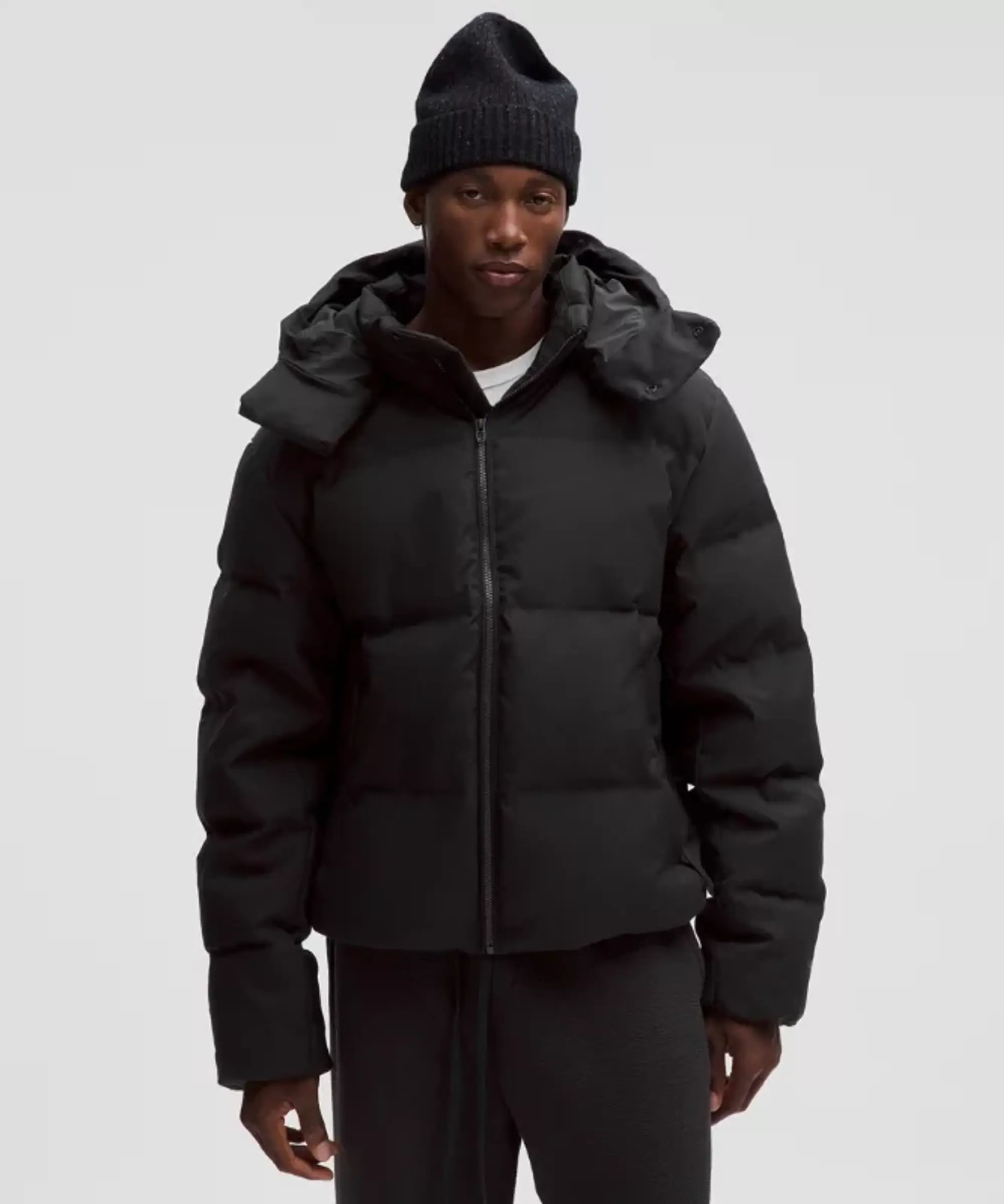 lululemon – Men's Always Down Puffer Jacket Tech Canvas – Color Black – Size Large