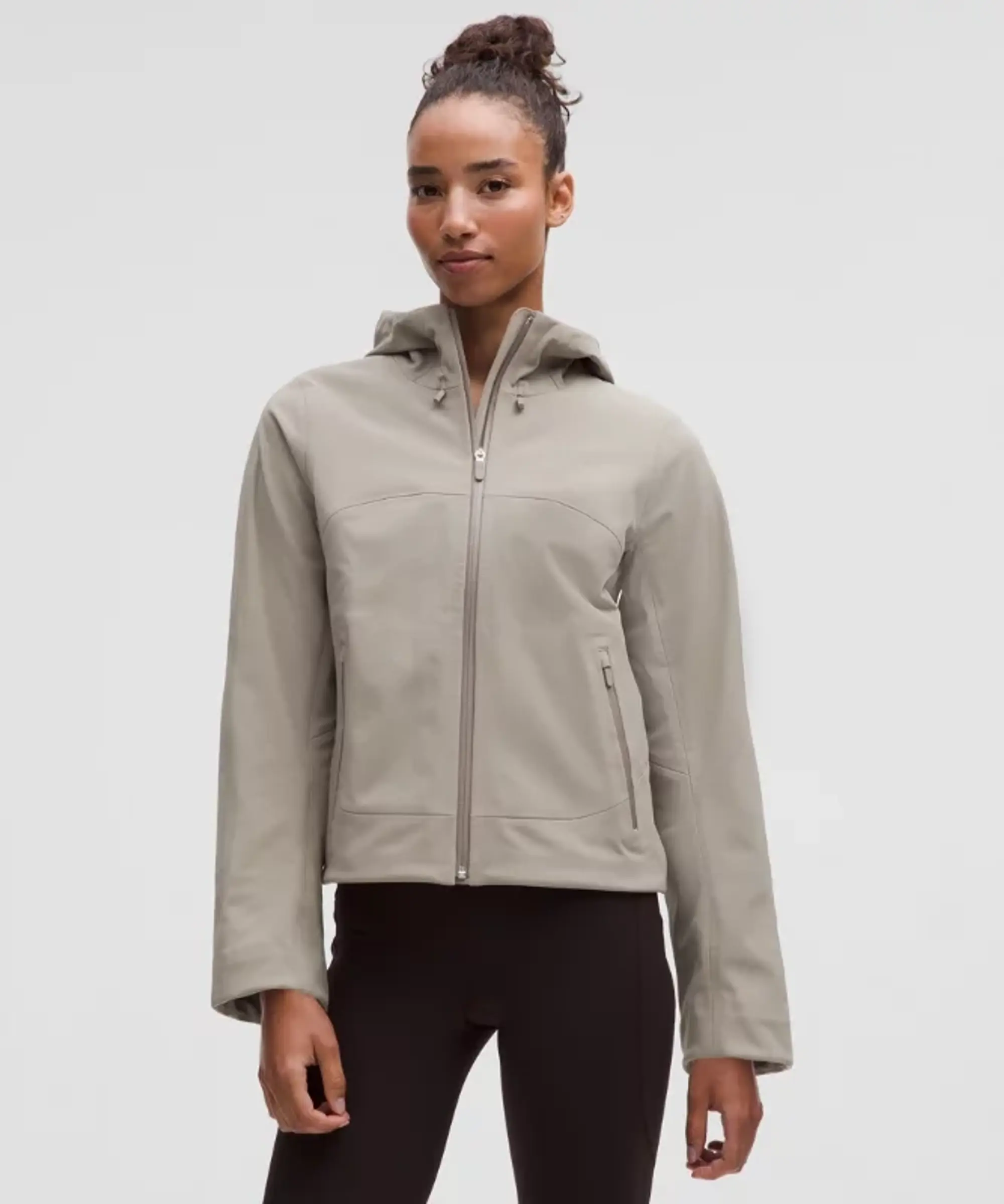 lululemon – Women's Cross Chill City-to-Trail Jacket – Color Grey/Khaki – Size Large