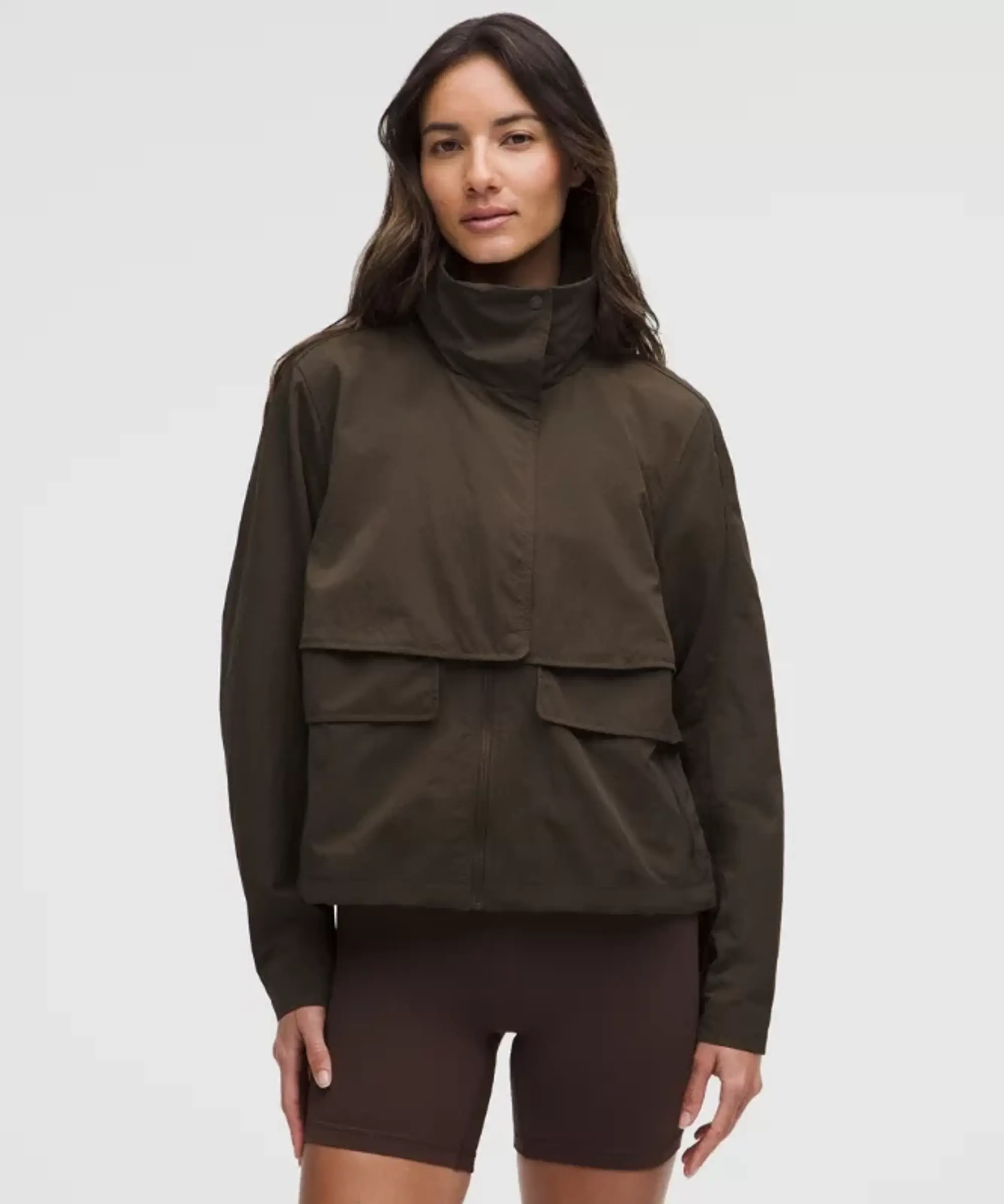 lululemon – Women's Always Effortless Classic-Fit Jacket – Color Brown/Green – Size 0