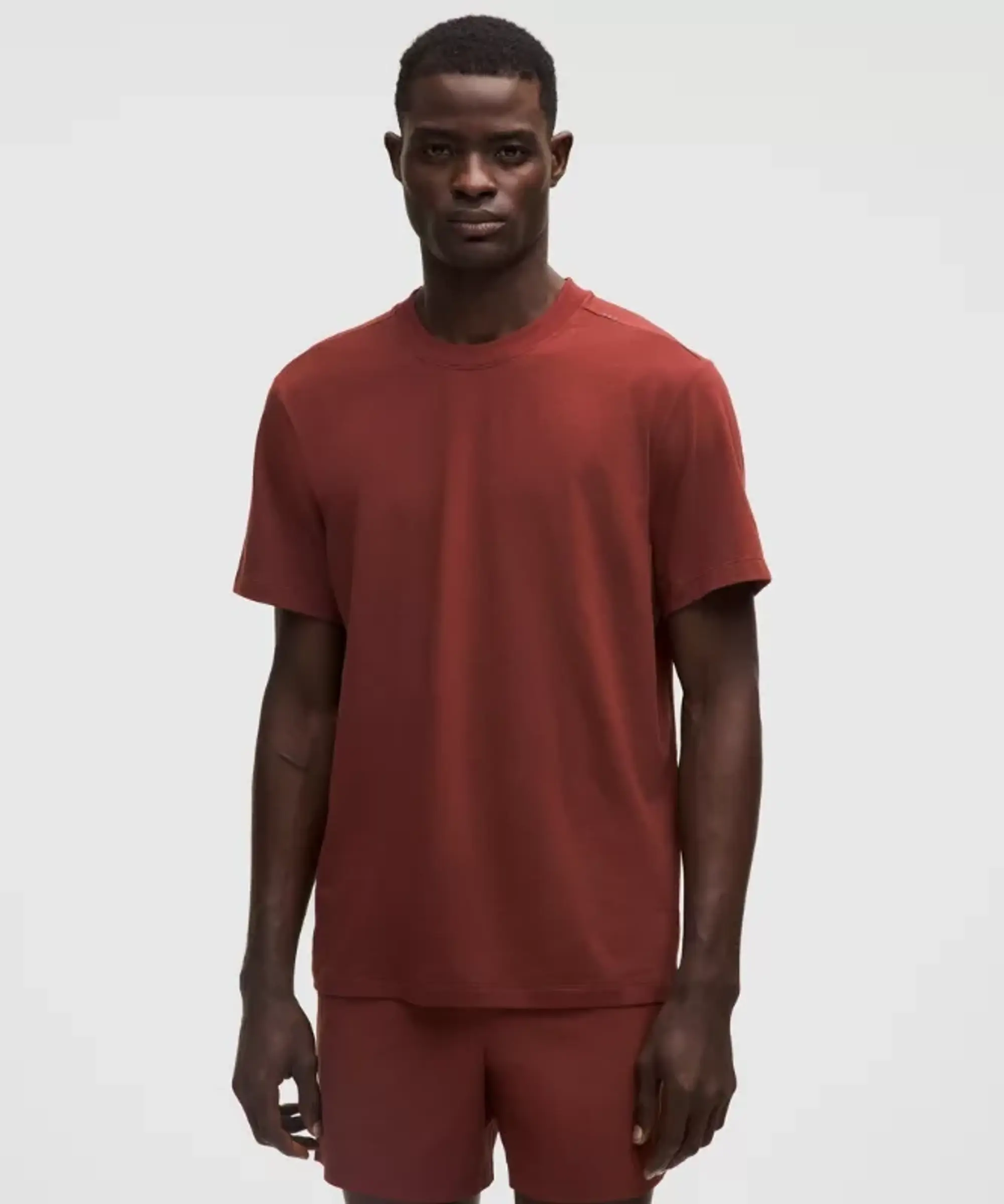 lululemon – Men's Zeroed In Short-Sleeve Shirt – Color Red – Size Large