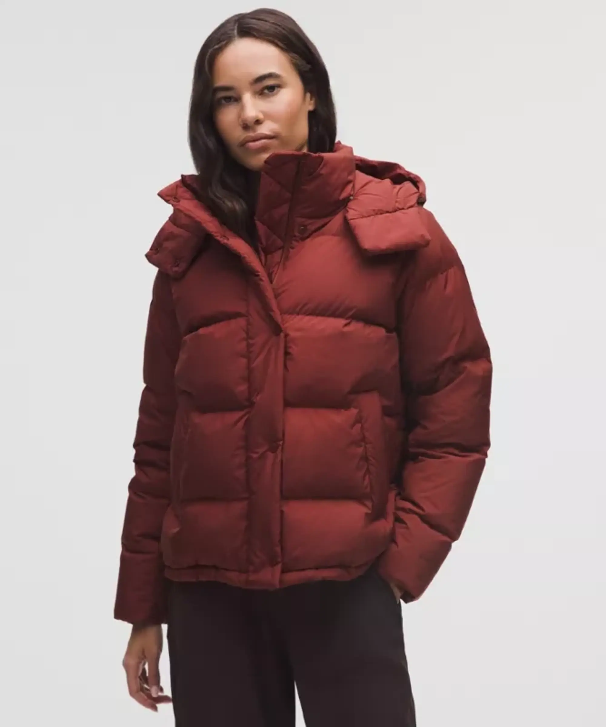 lululemon – Women's Wunder Puff 600-Down-Fill Jacket – Color Red – Size 0