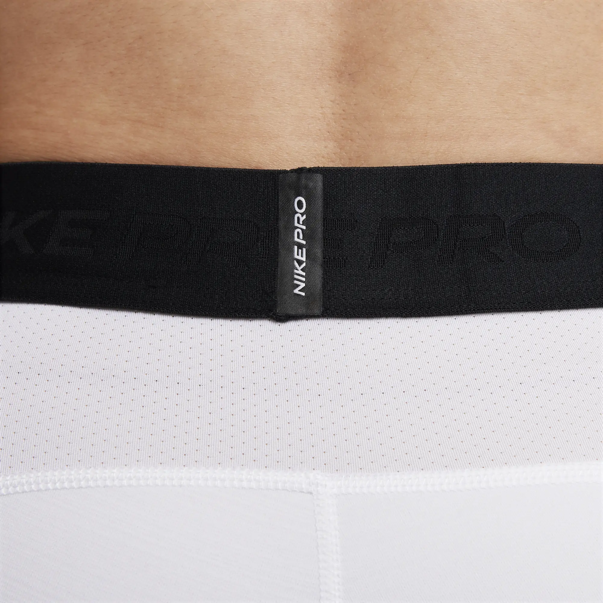 Nike Pro Warm Men's Tights - White - Polyester/Elastane