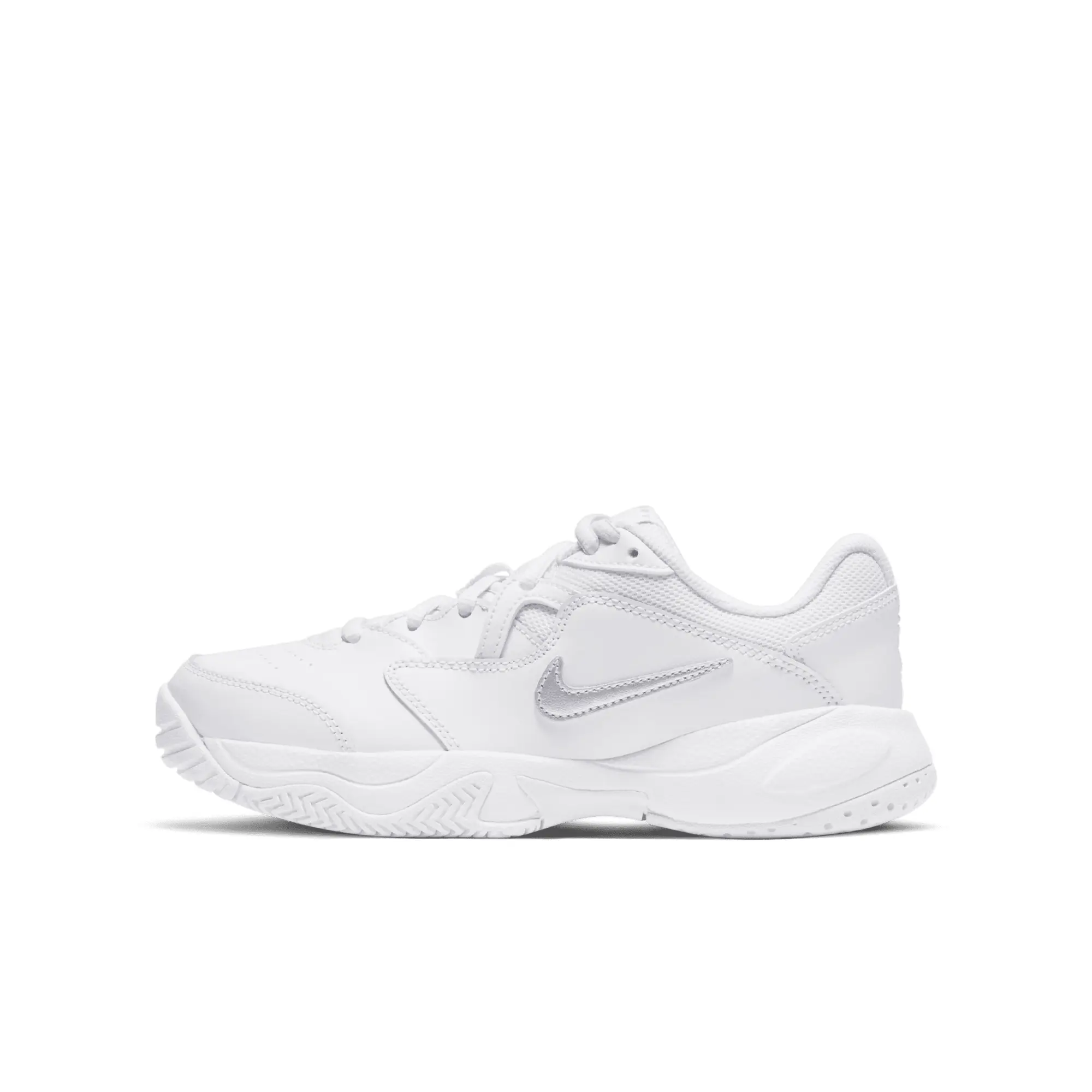 NikeCourt Jr. Lite 2 Older Kids' Tennis Shoe - White