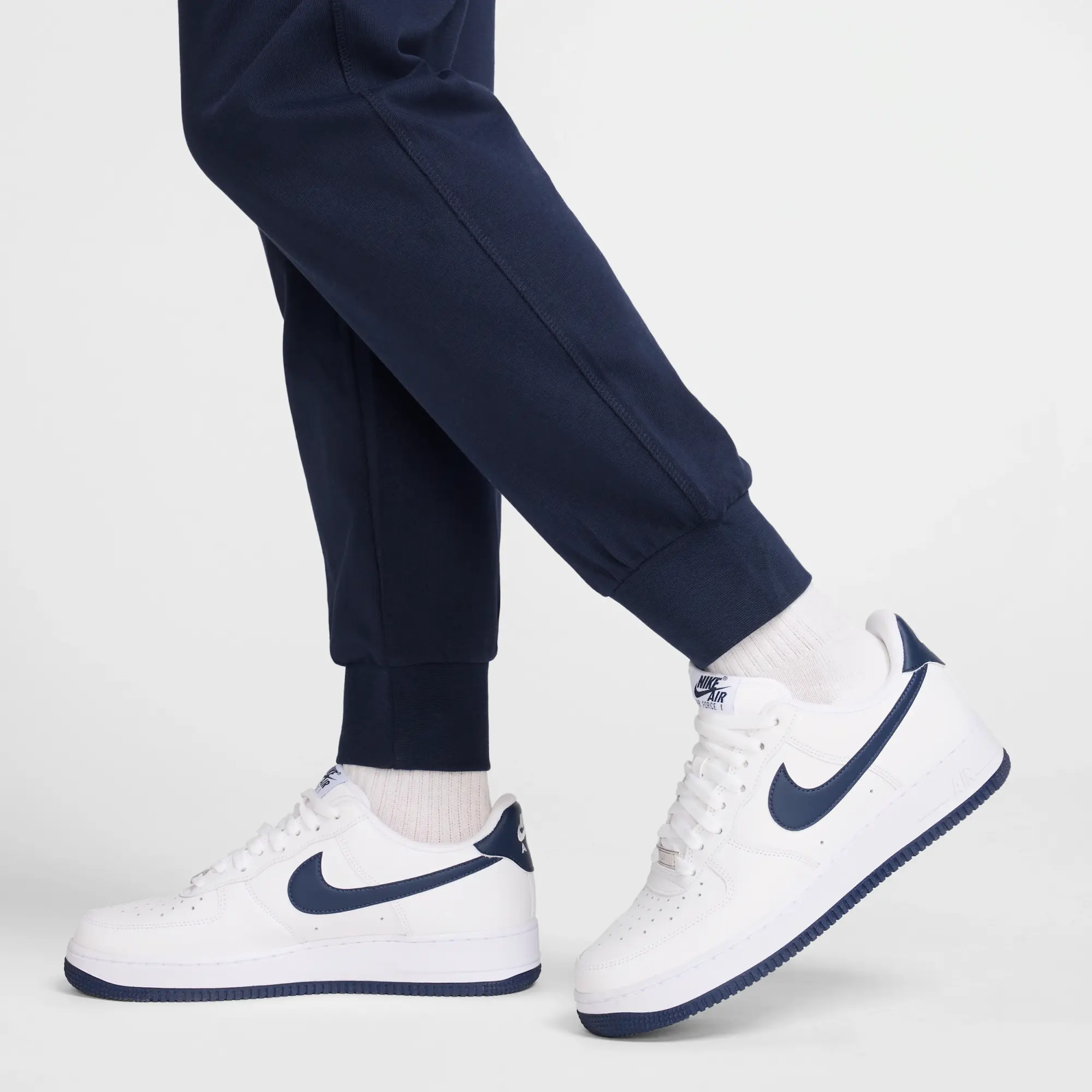 Nike Club Men's Knit Joggers - Blue - Cotton