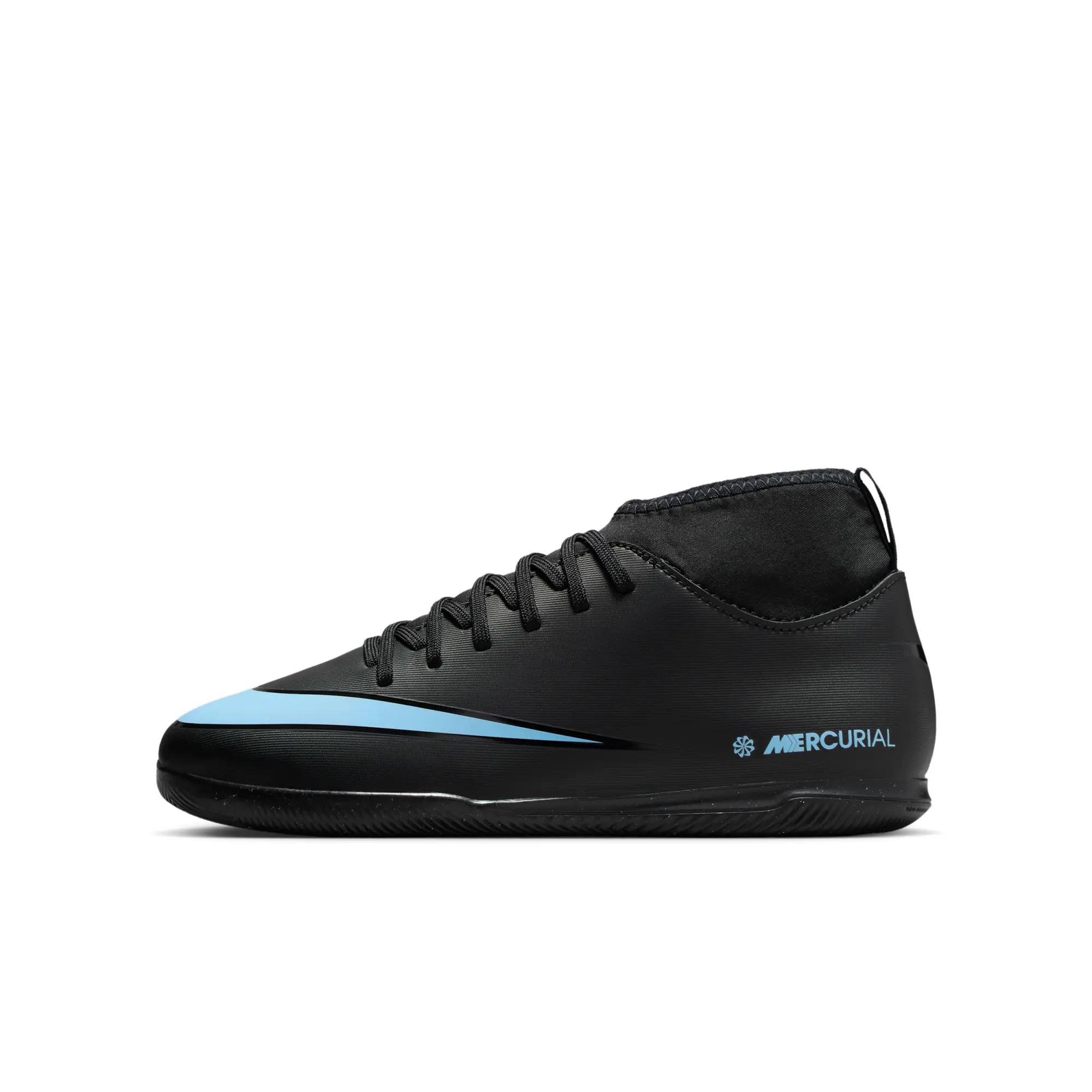 Nike Jr. Mercurial Superfly 10 Club Younger/Older Kids' IC High-Top Football Shoes - Black