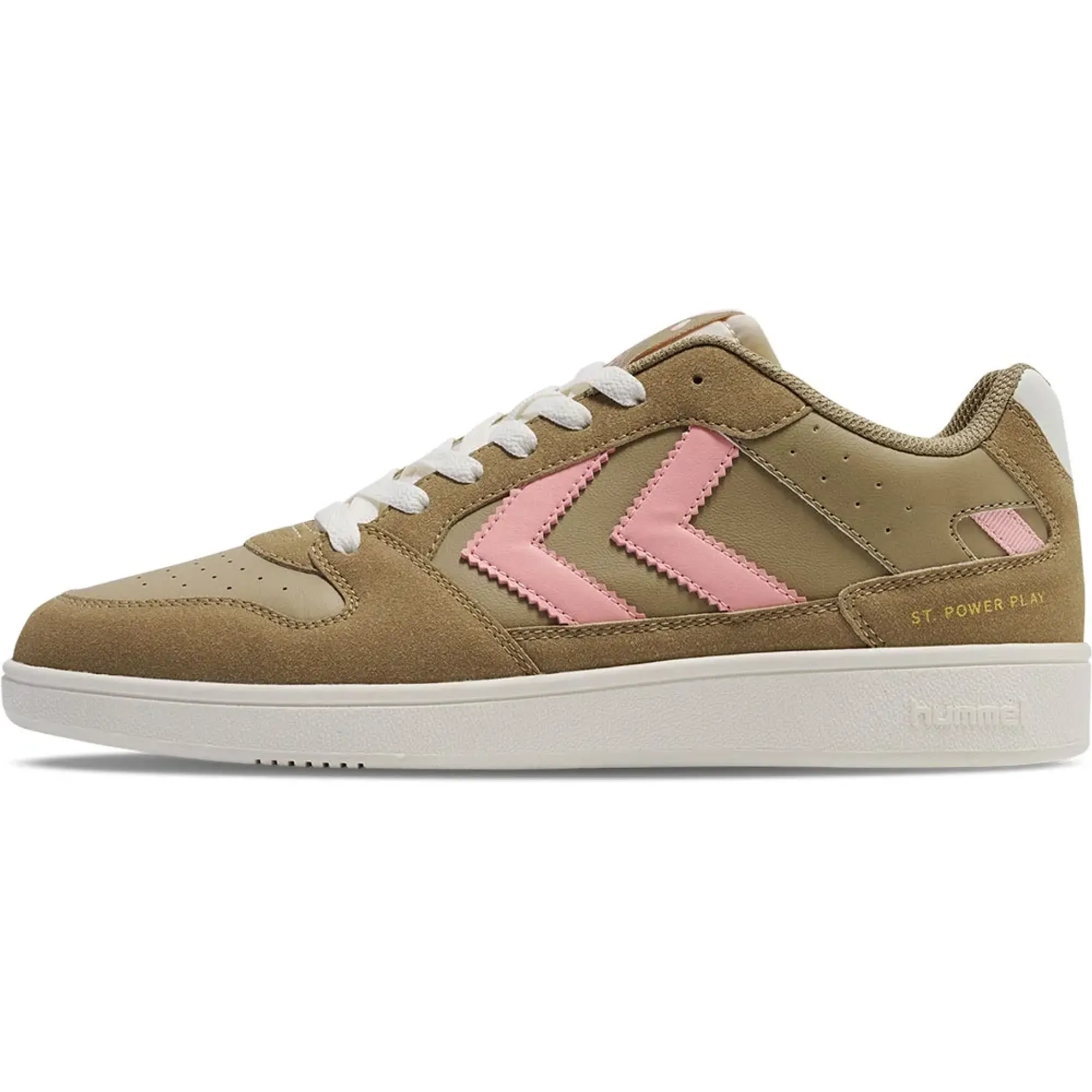 hummel  ST. POWER PLAY SP  women's Shoes (Trainers) in Beige