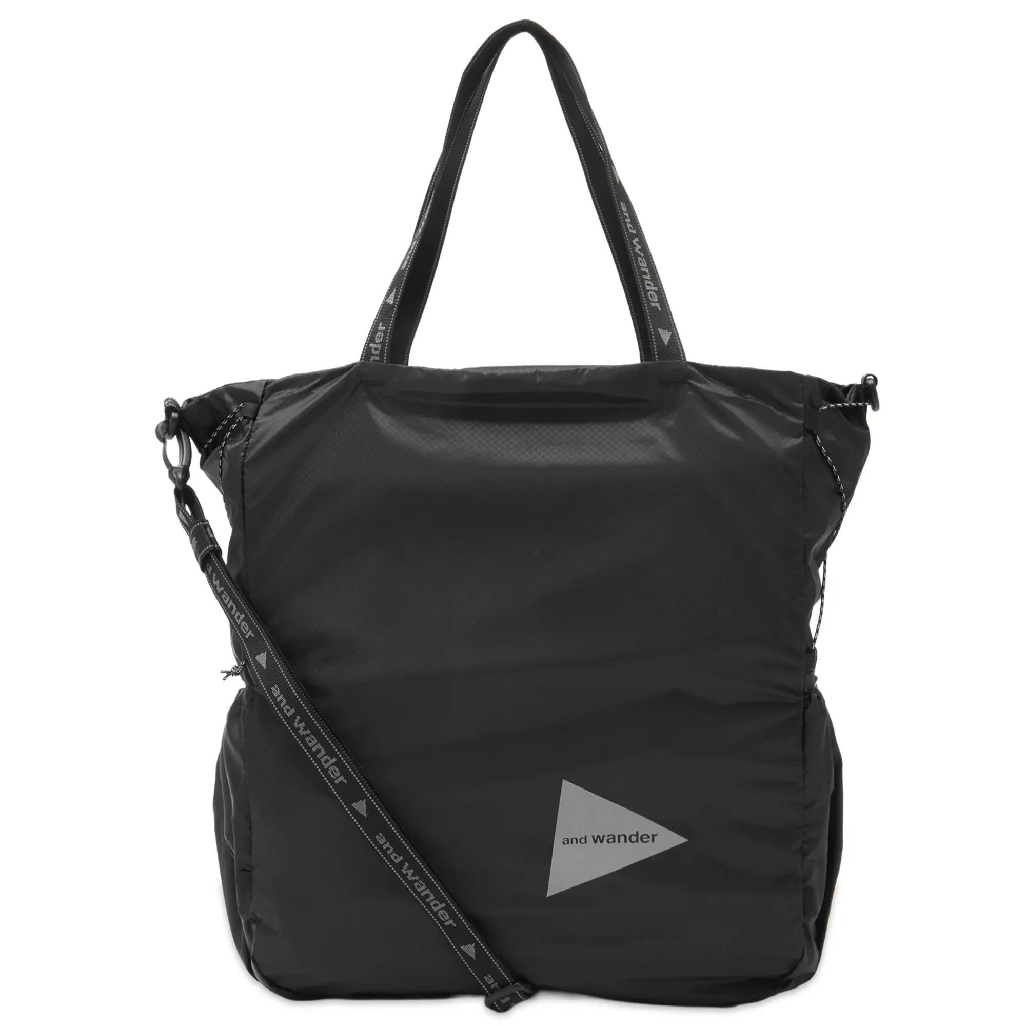 and wander Sil Tote Bag Black