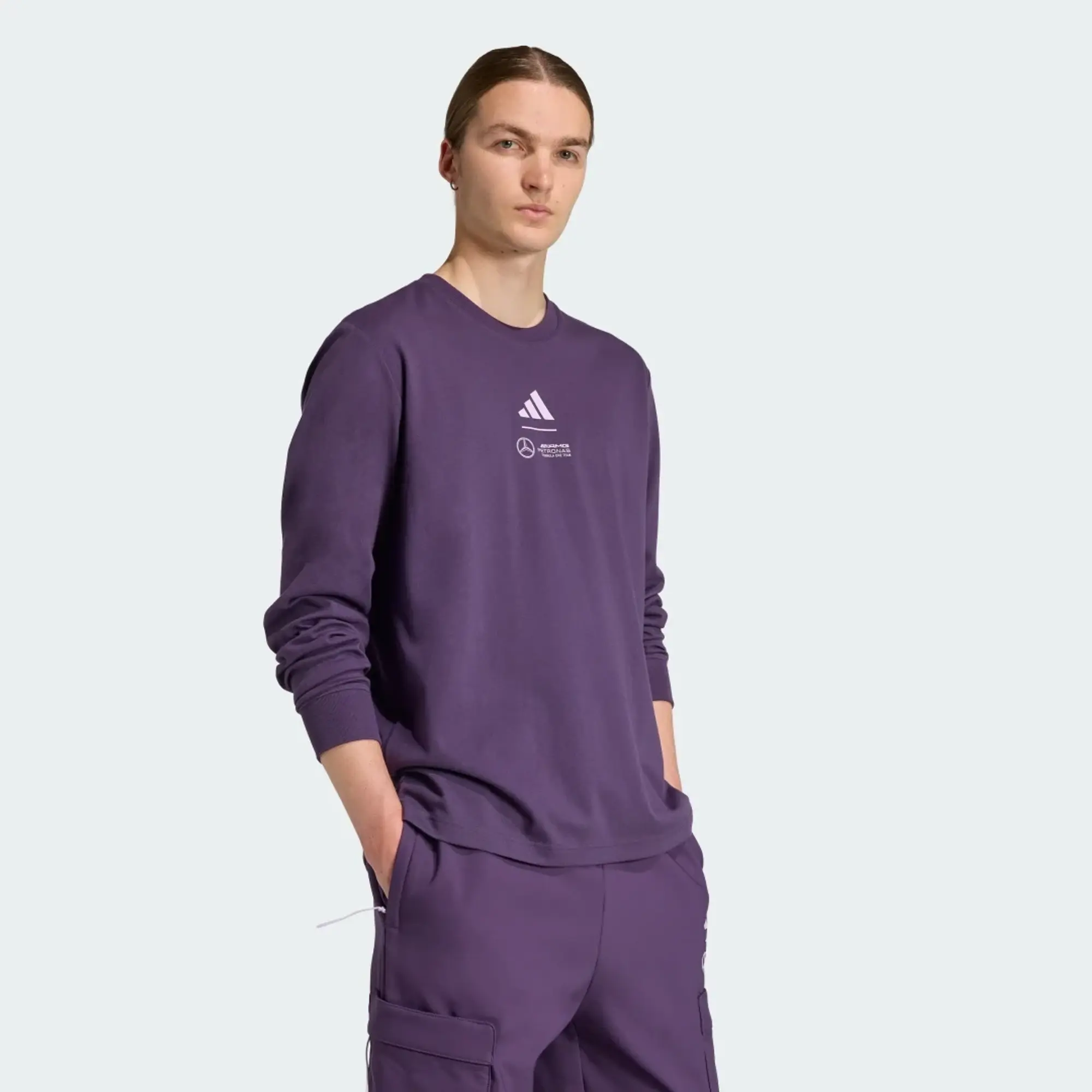 adidas Mercedes - AMG Petronas Formula One Team Premium Woven Long-Sleeve Top Long Sleeve