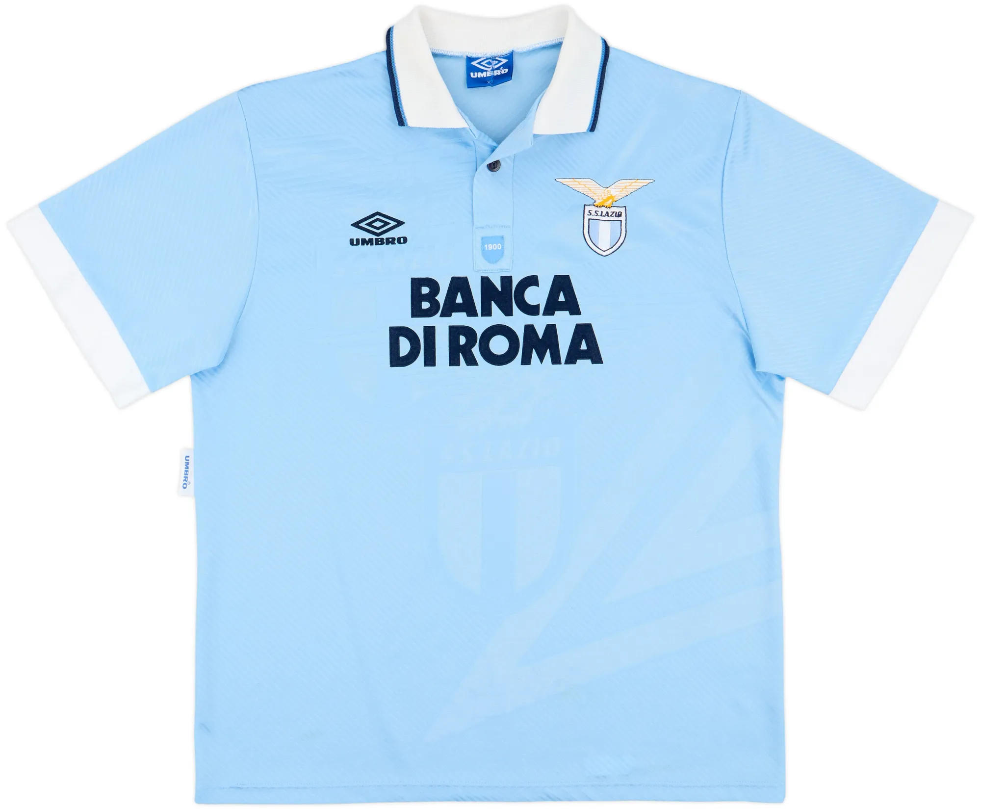 Umbro Lazio Mens SS Home Shirt 1993/95