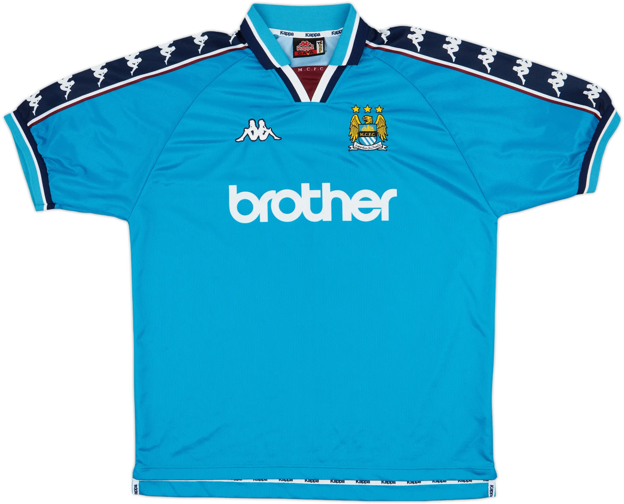 Kappa Manchester City Boys SS Home Shirt 1997/99